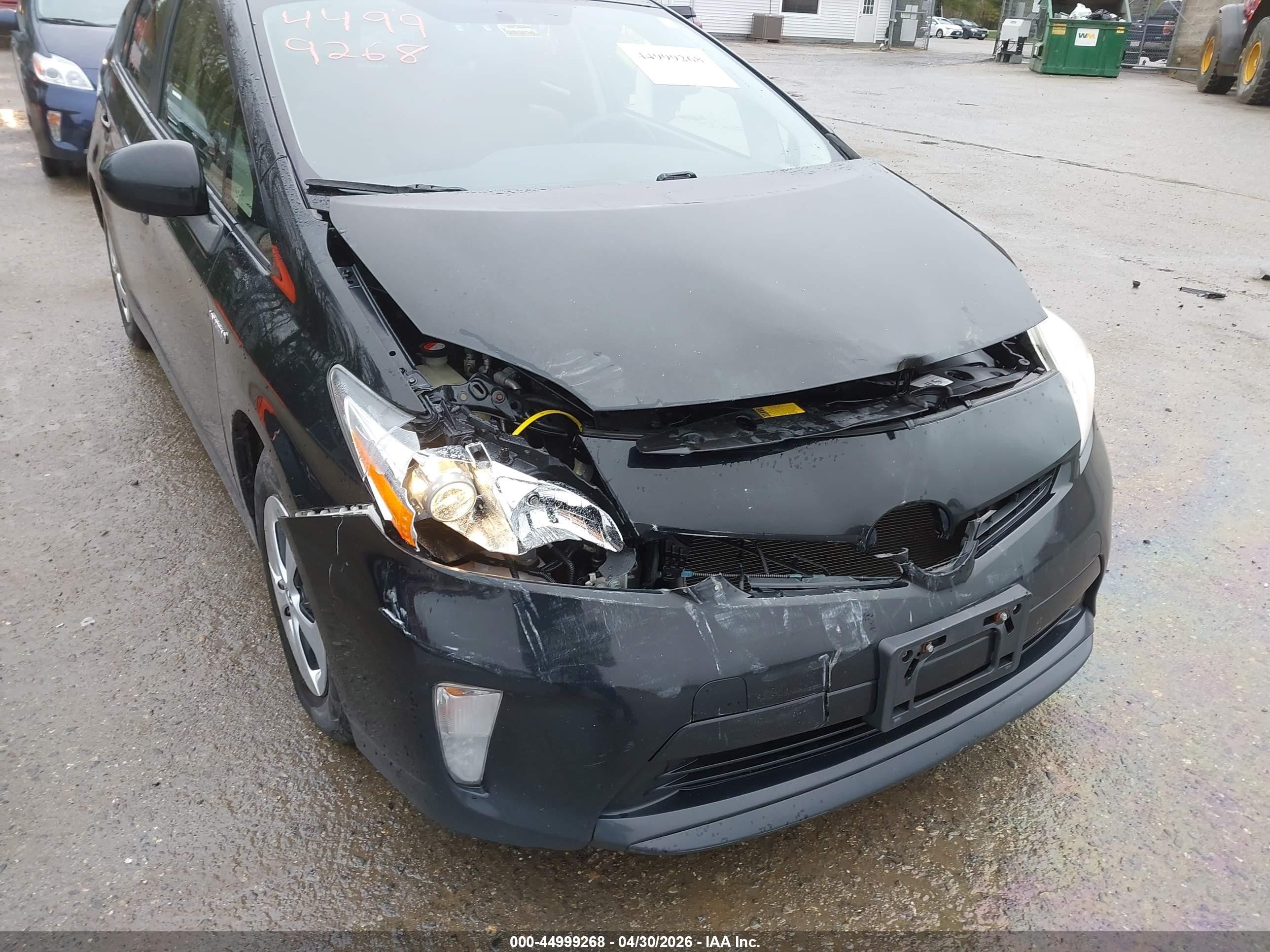 2015 Toyota Prius Two Black vin: JTDKN3DUXF0444925