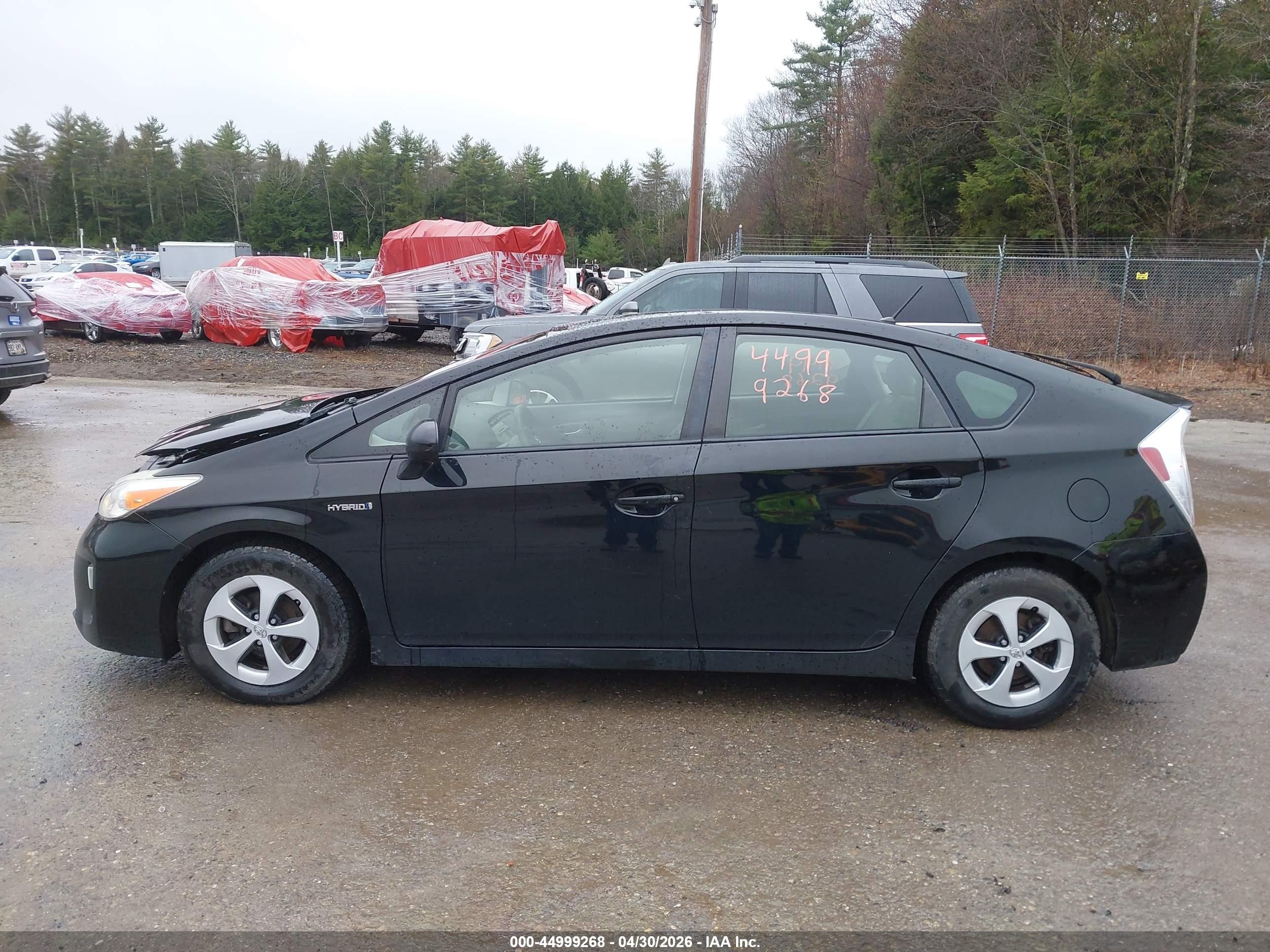 2015 Toyota Prius Two Black vin: JTDKN3DUXF0444925