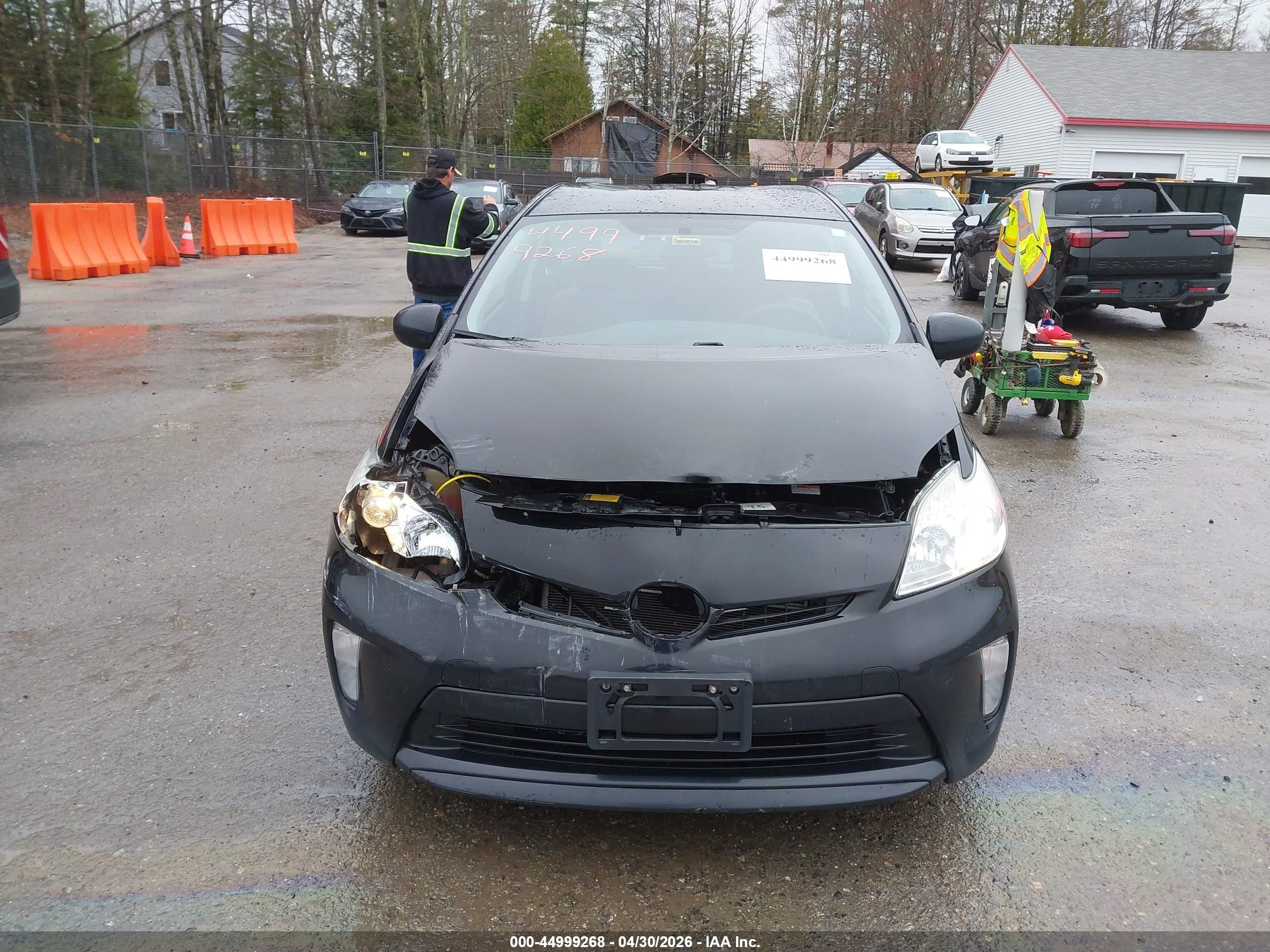 2015 Toyota Prius Two Black vin: JTDKN3DUXF0444925