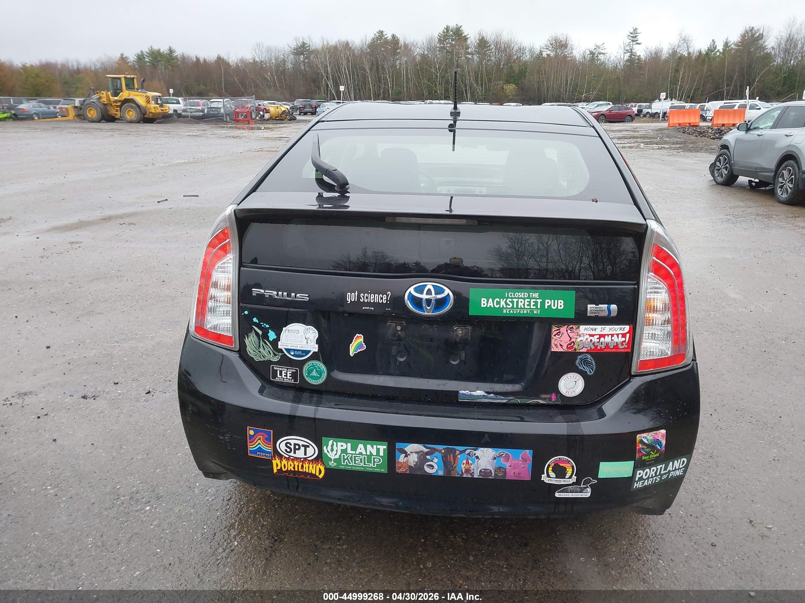 2015 Toyota Prius Two Black vin: JTDKN3DUXF0444925