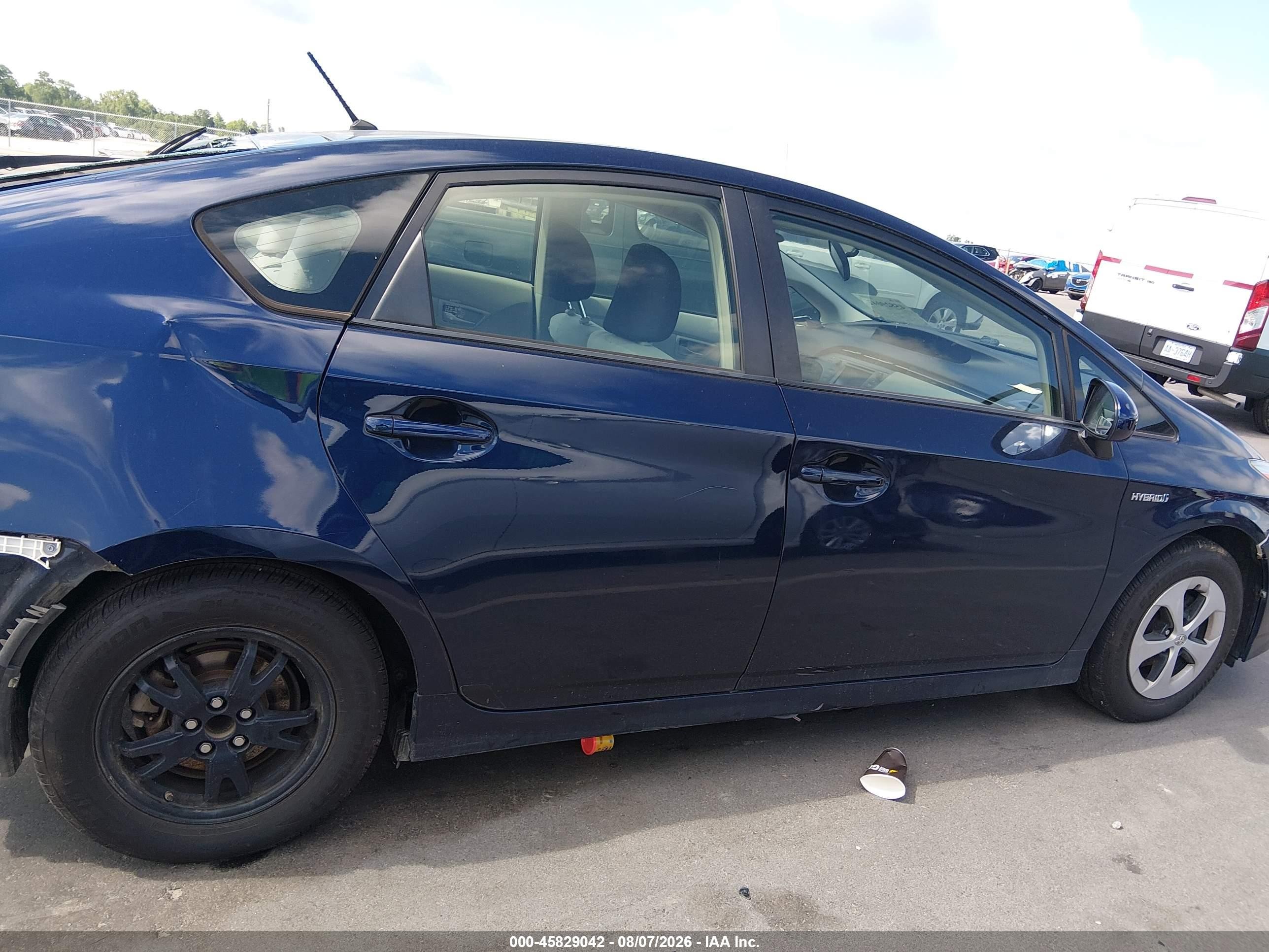 2015 Toyota Prius Two Dark Blue vin: JTDKN3DUXF0446822