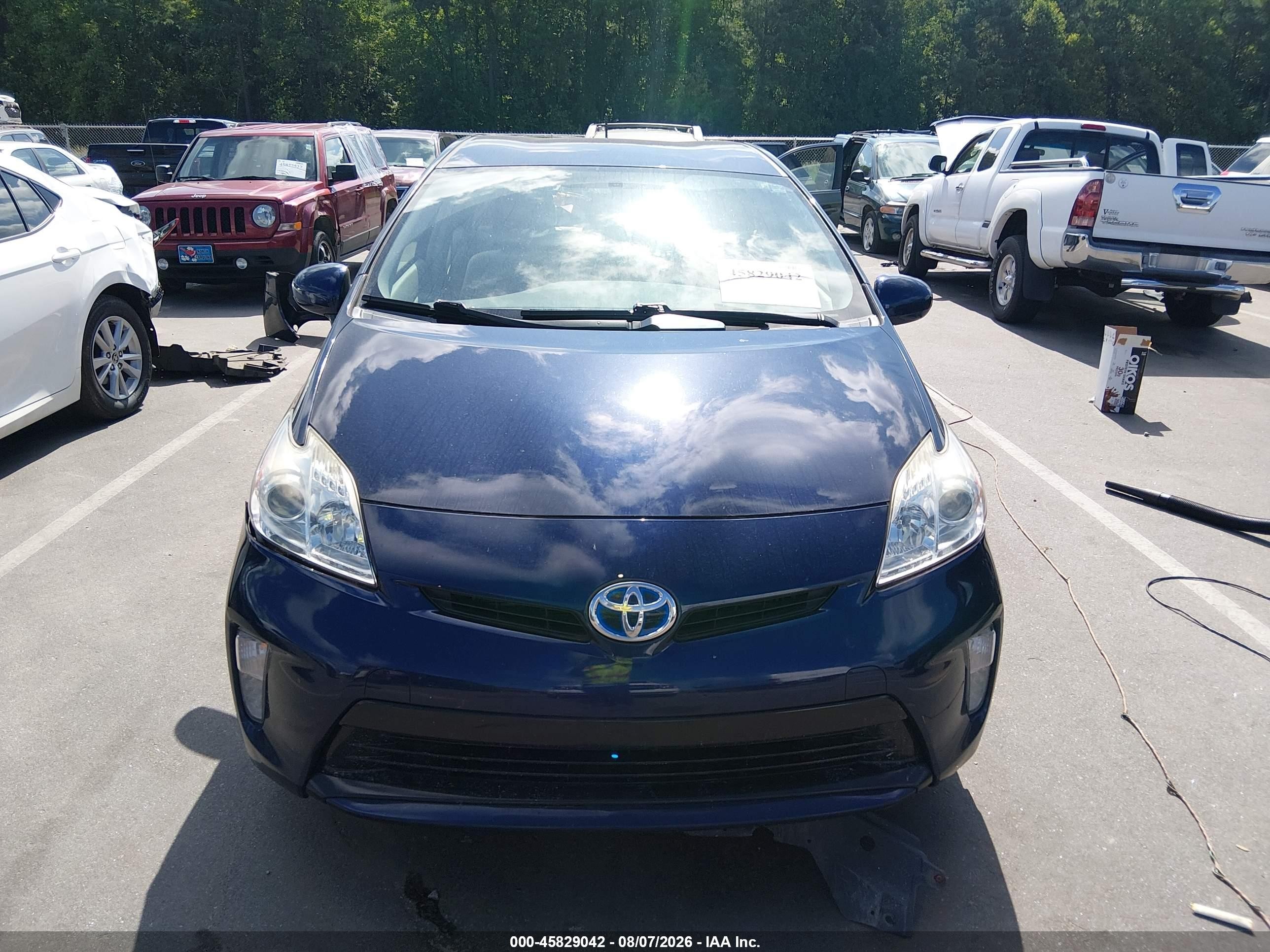 2015 Toyota Prius Two Dark Blue vin: JTDKN3DUXF0446822