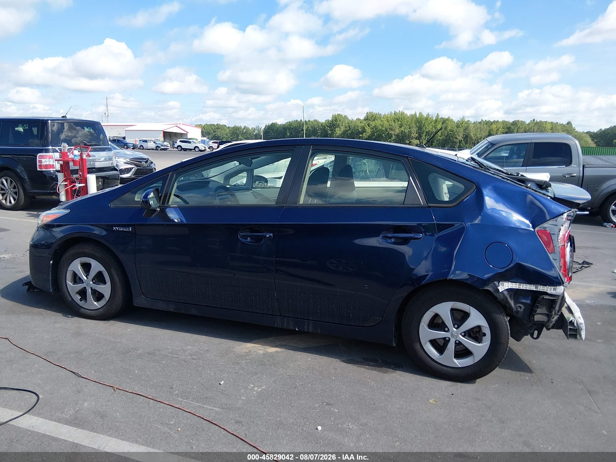 2015 Toyota Prius Two Dark Blue vin: JTDKN3DUXF0446822