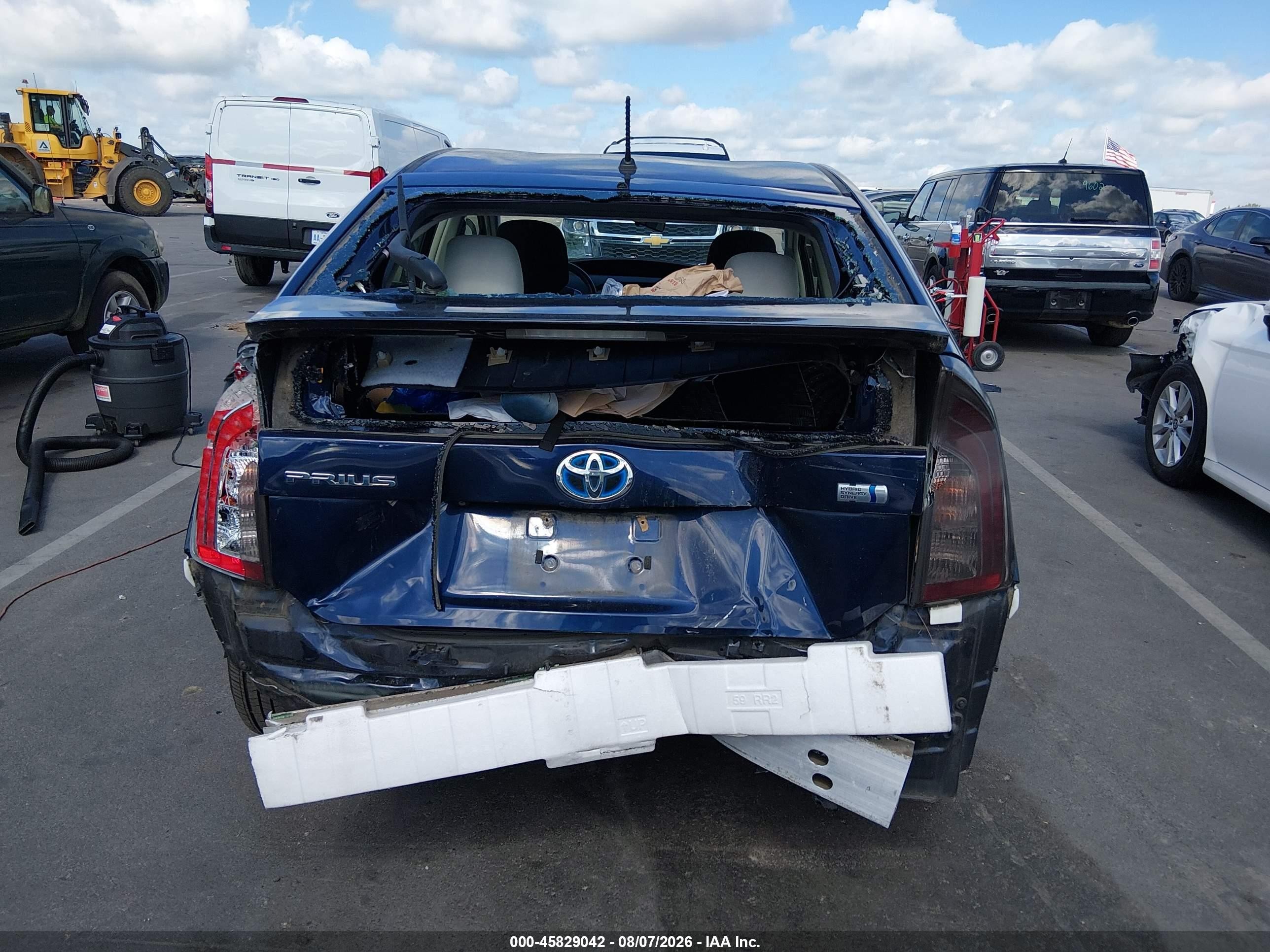 2015 Toyota Prius Two Dark Blue vin: JTDKN3DUXF0446822