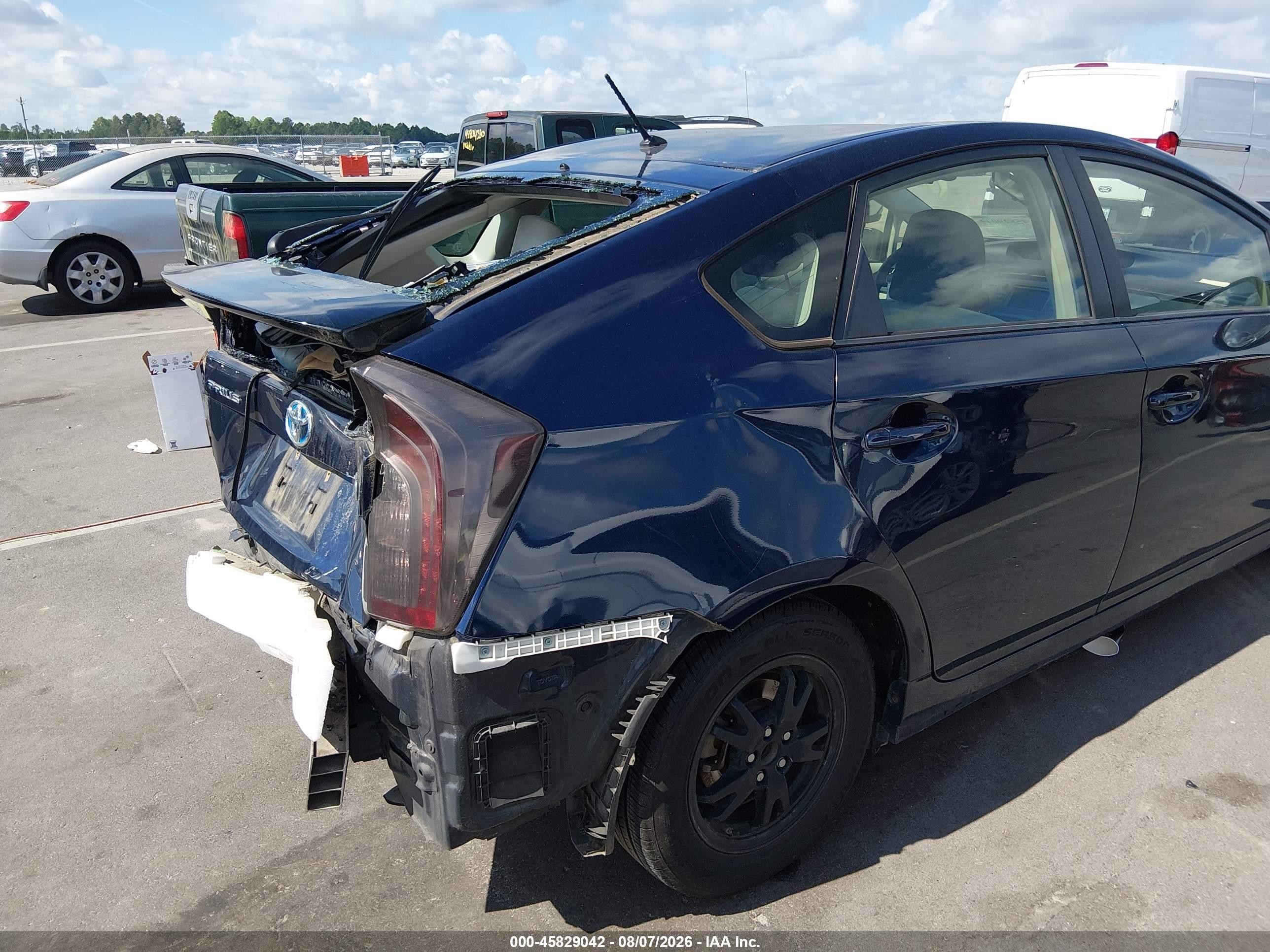 2015 Toyota Prius Two Dark Blue vin: JTDKN3DUXF0446822