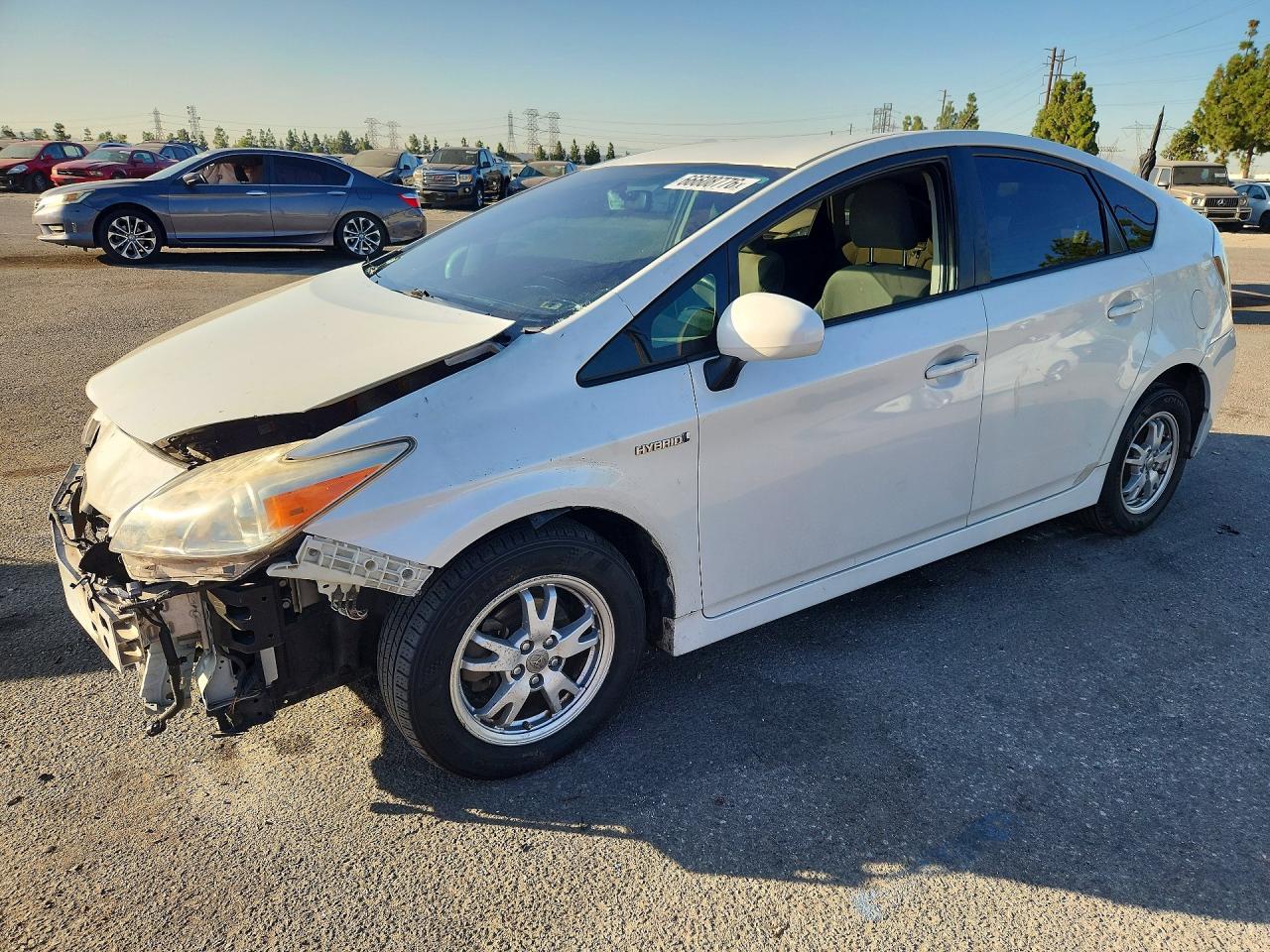 2015 Toyota Prius Two White vin: JTDKN3DUXF0448666