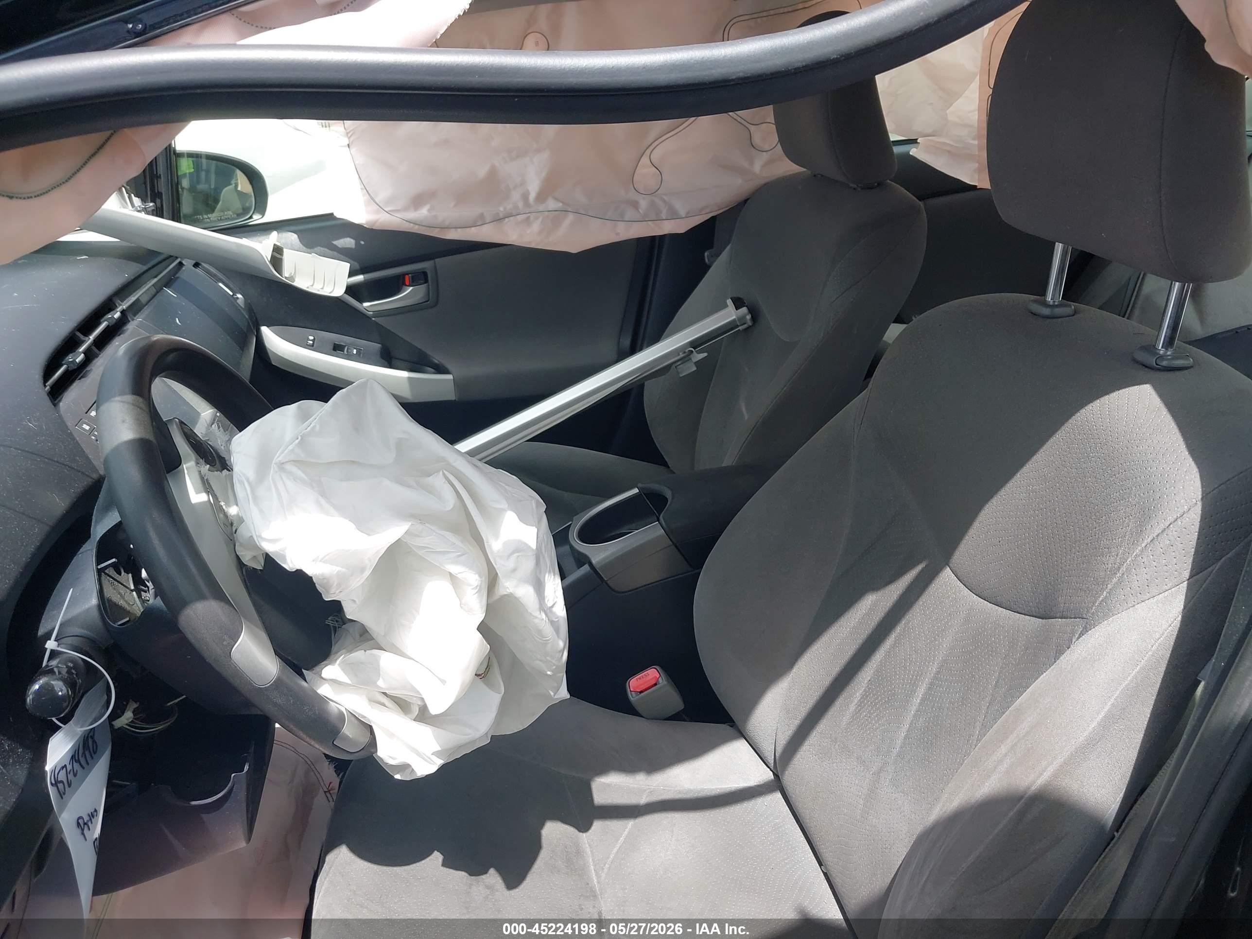 2015 Toyota Prius Two Black vin: JTDKN3DUXF0474653