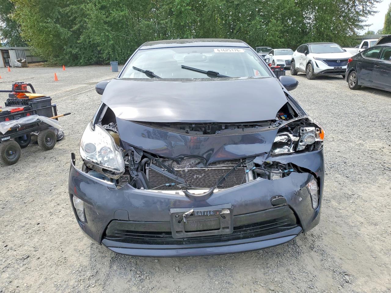 2015 Toyota Prius Three Gray vin: JTDKN3DUXF0481733
