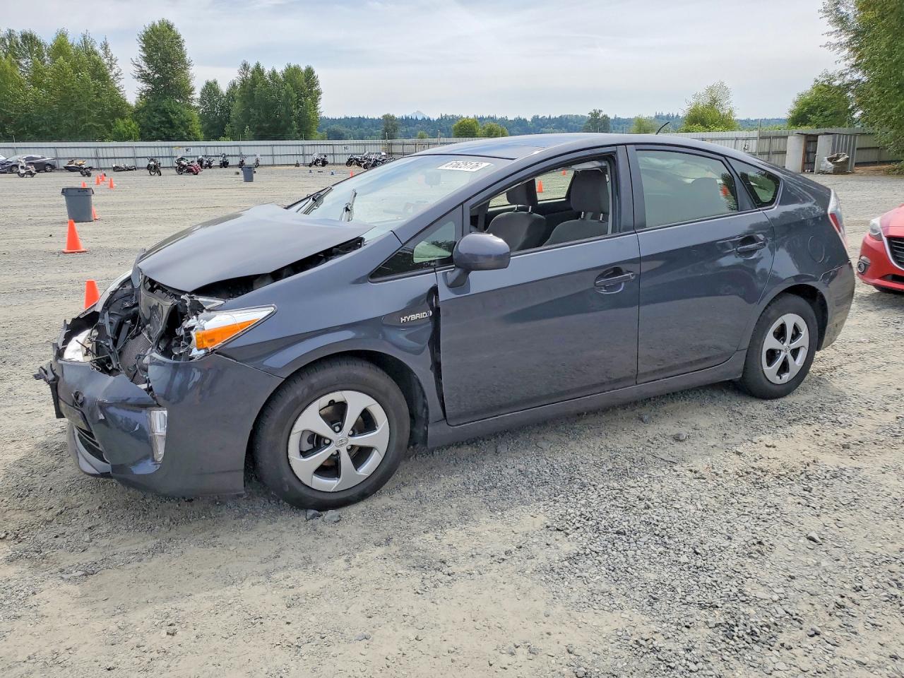 2015 Toyota Prius Three Gray vin: JTDKN3DUXF0481733