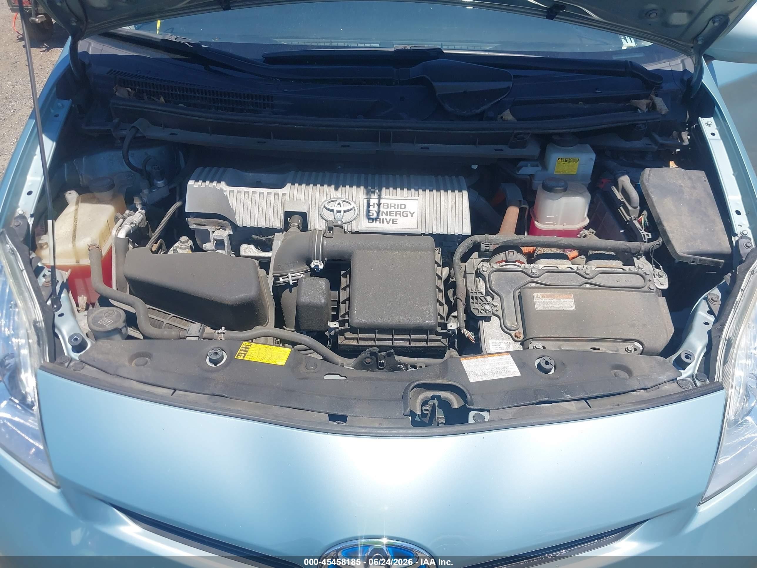 2015 Toyota Prius Three Light Blue vin: JTDKN3DUXF1887361