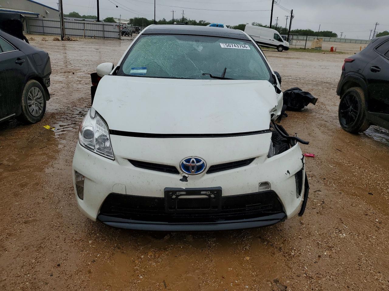 2015 Toyota Prius Three White vin: JTDKN3DUXF1889594