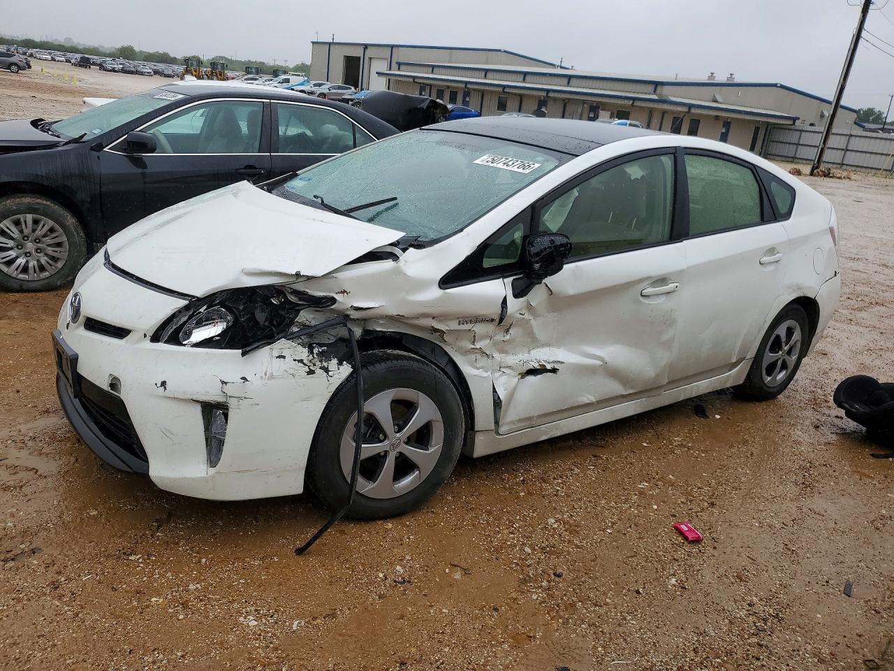 2015 Toyota Prius Three White vin: JTDKN3DUXF1889594