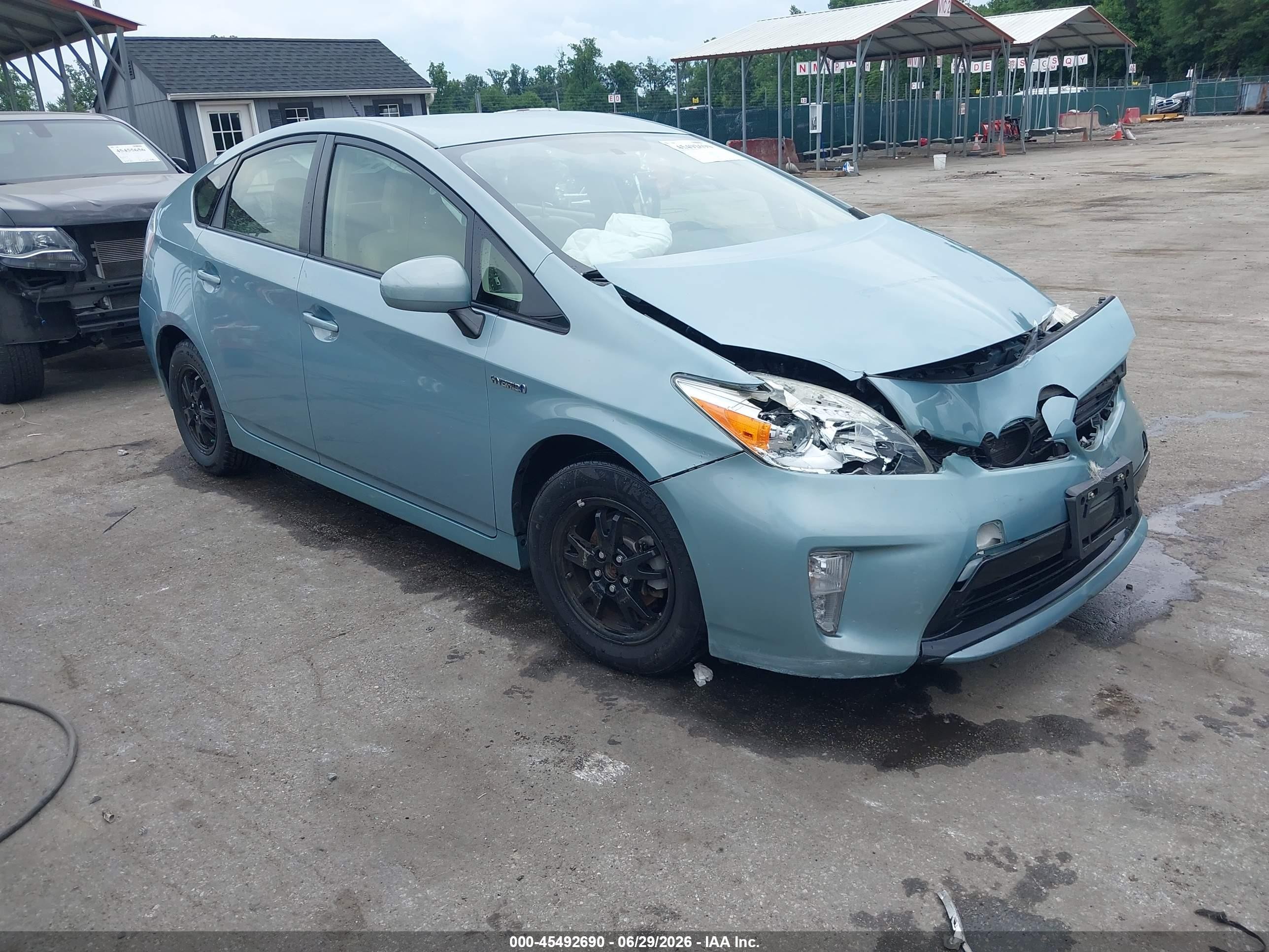 2015 Toyota Prius Four Blue vin: JTDKN3DUXF1889823