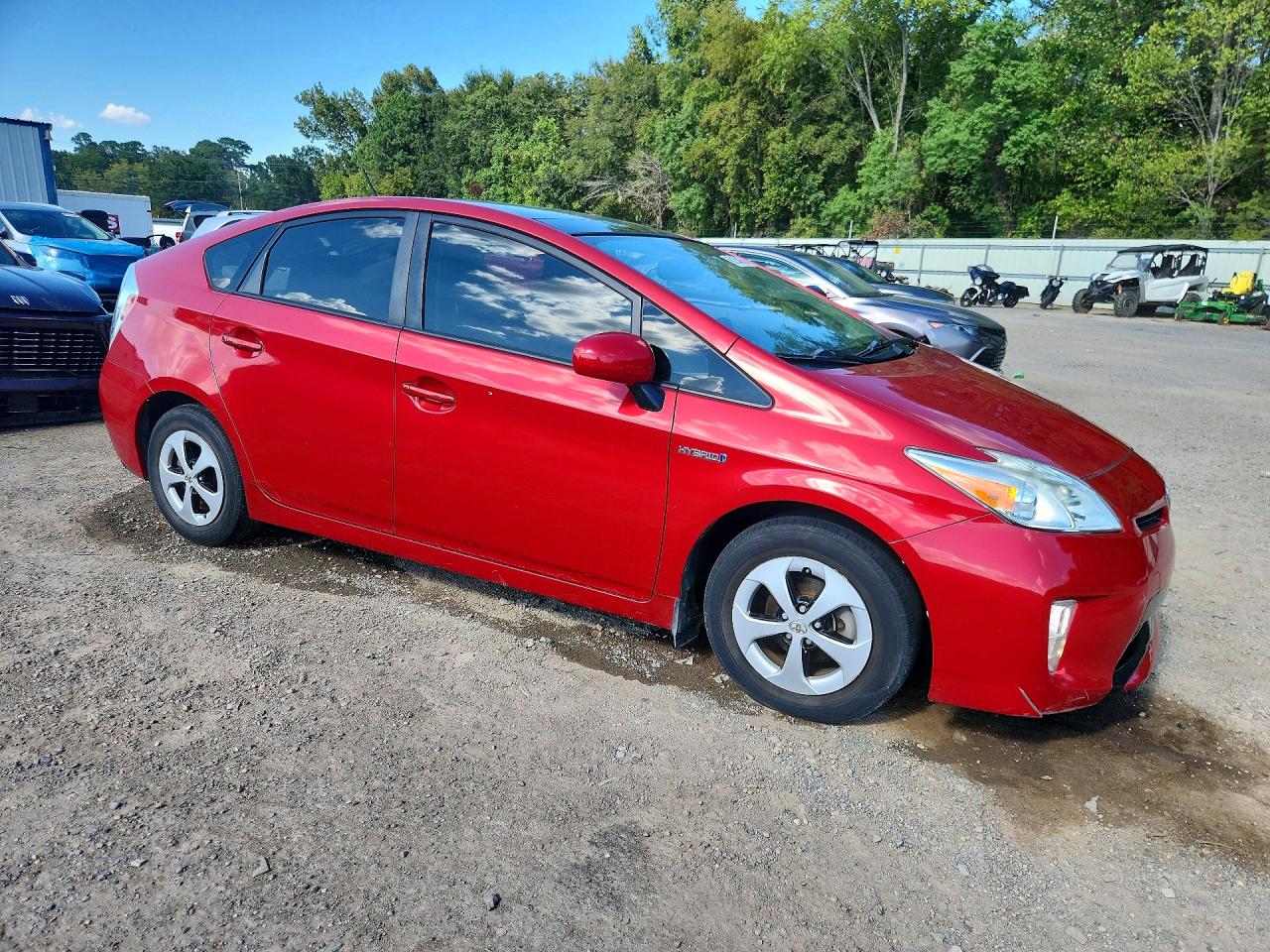 2015 Toyota Prius Four Red vin: JTDKN3DUXF1911674