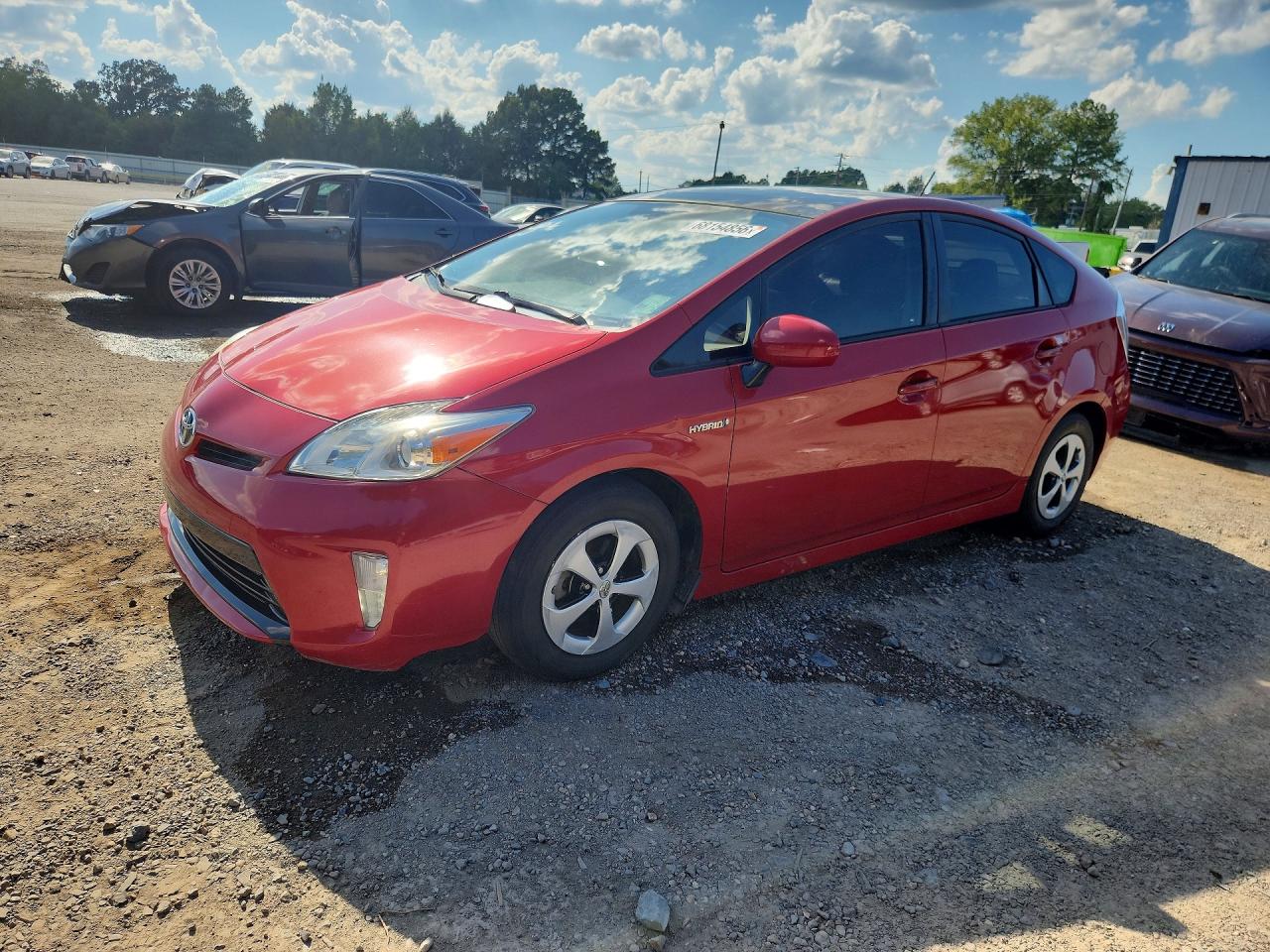 2015 Toyota Prius Four Red vin: JTDKN3DUXF1911674