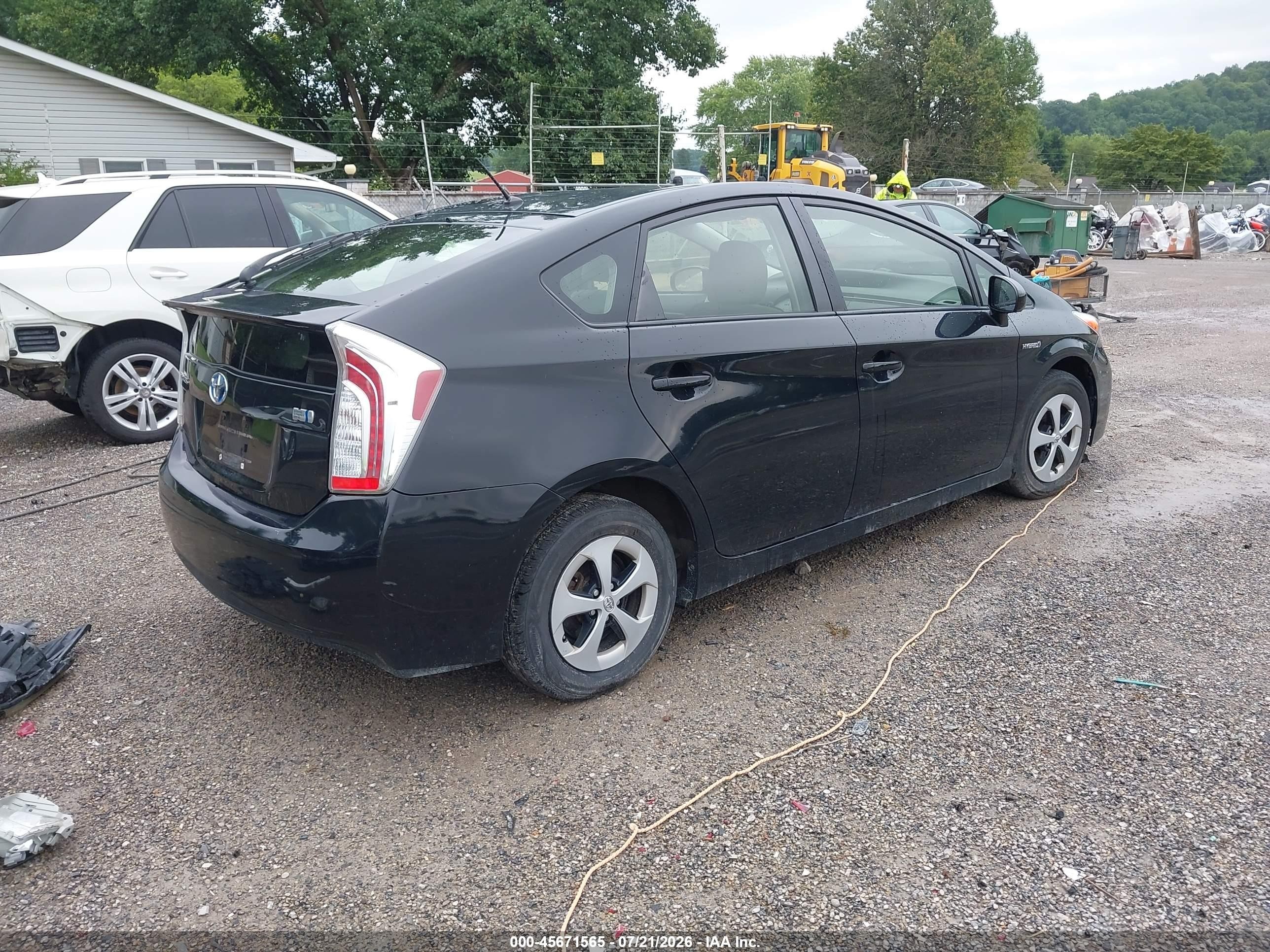 2015 Toyota Prius Two Black vin: JTDKN3DUXF1915921