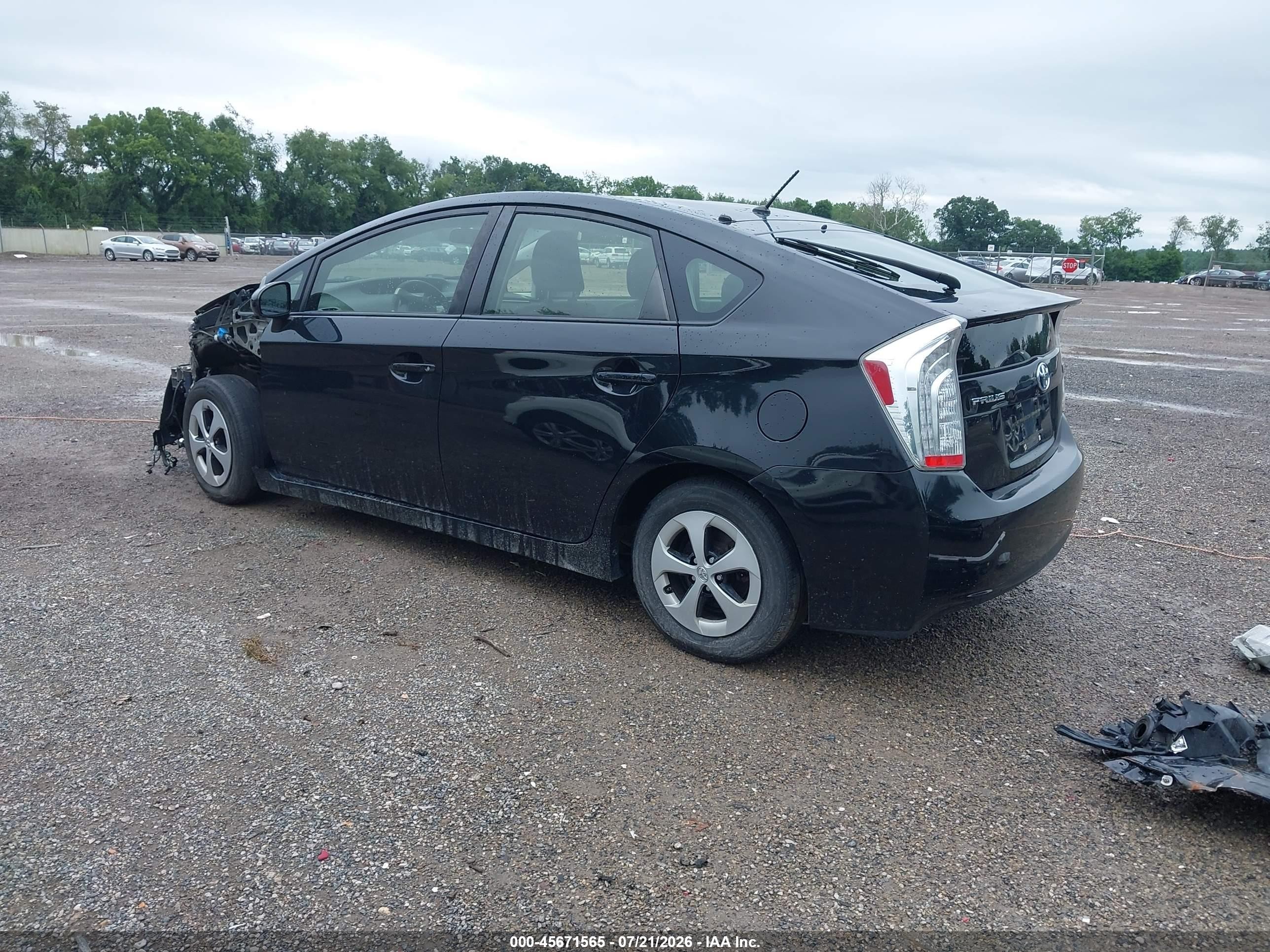 2015 Toyota Prius Two Black vin: JTDKN3DUXF1915921