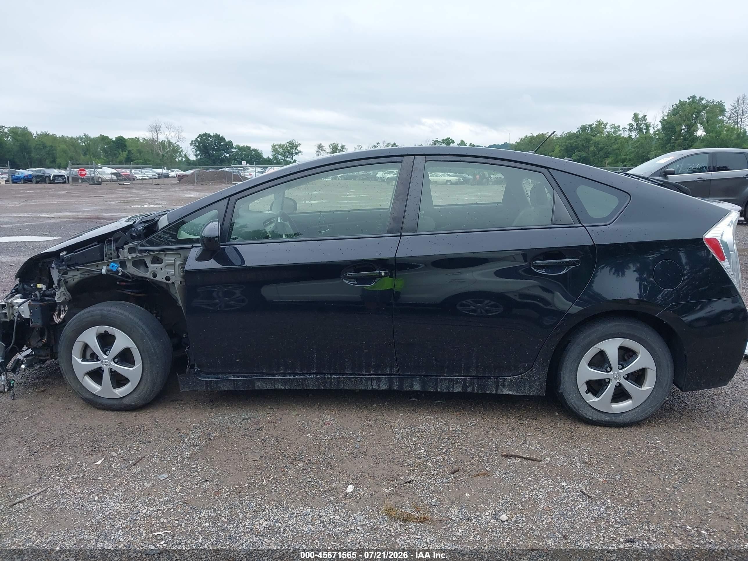 2015 Toyota Prius Two Black vin: JTDKN3DUXF1915921