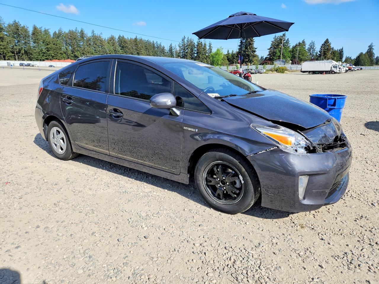 2015 Toyota Prius Two Gray vin: JTDKN3DUXF1918835