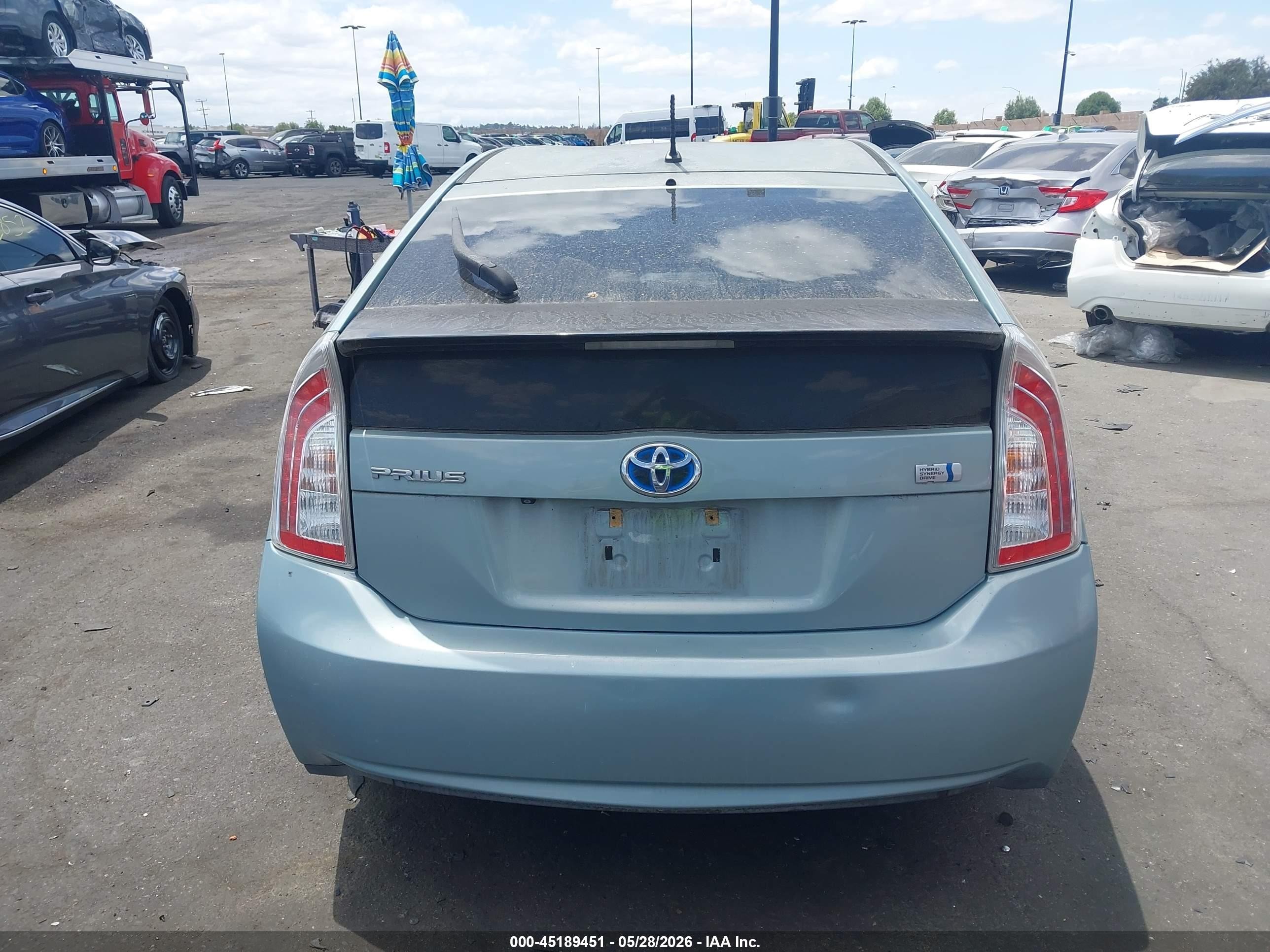 2015 Toyota Prius Two Teal vin: JTDKN3DUXF1934422