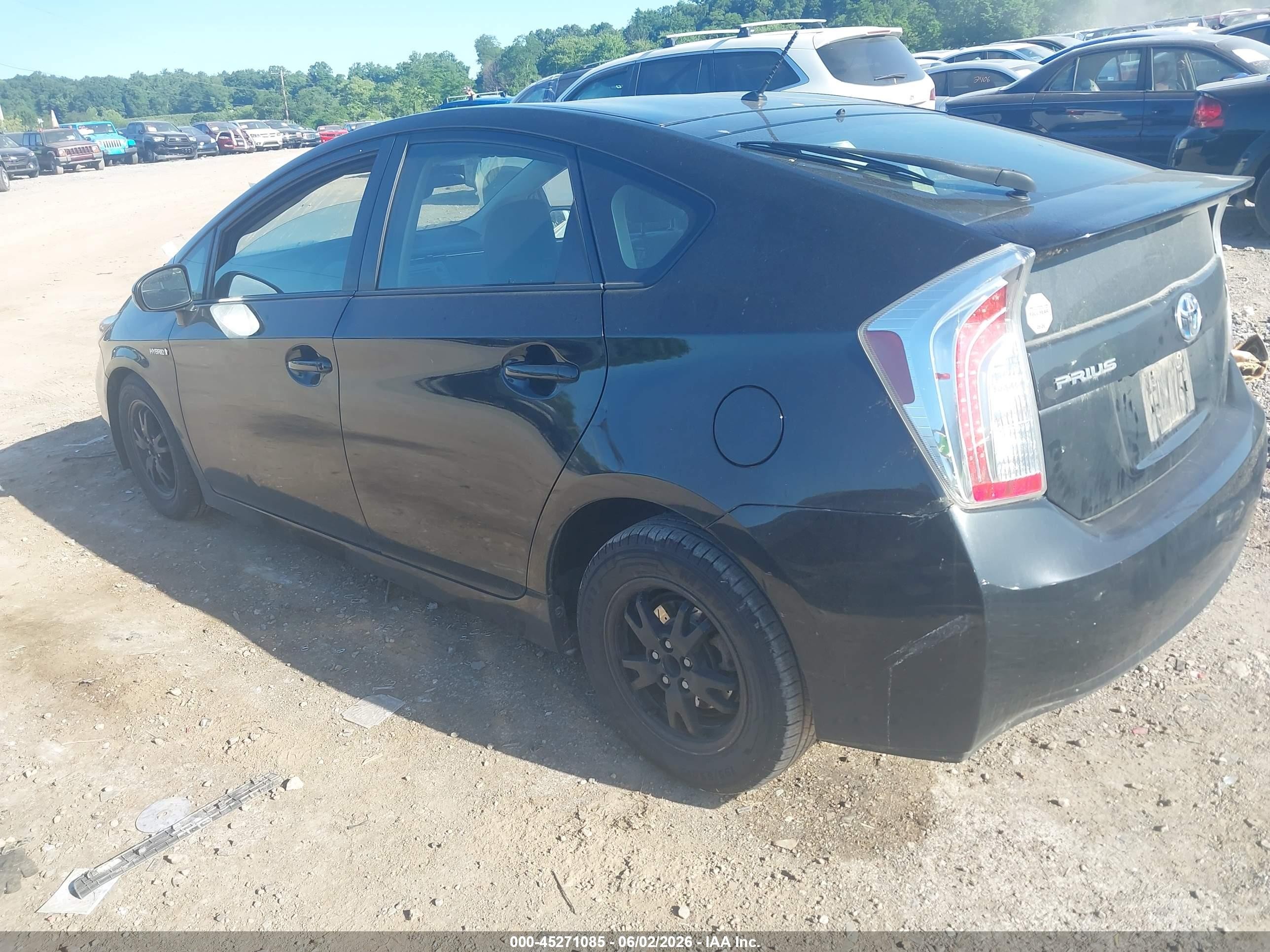 2015 Toyota Prius Two Black vin: JTDKN3DUXF1945405