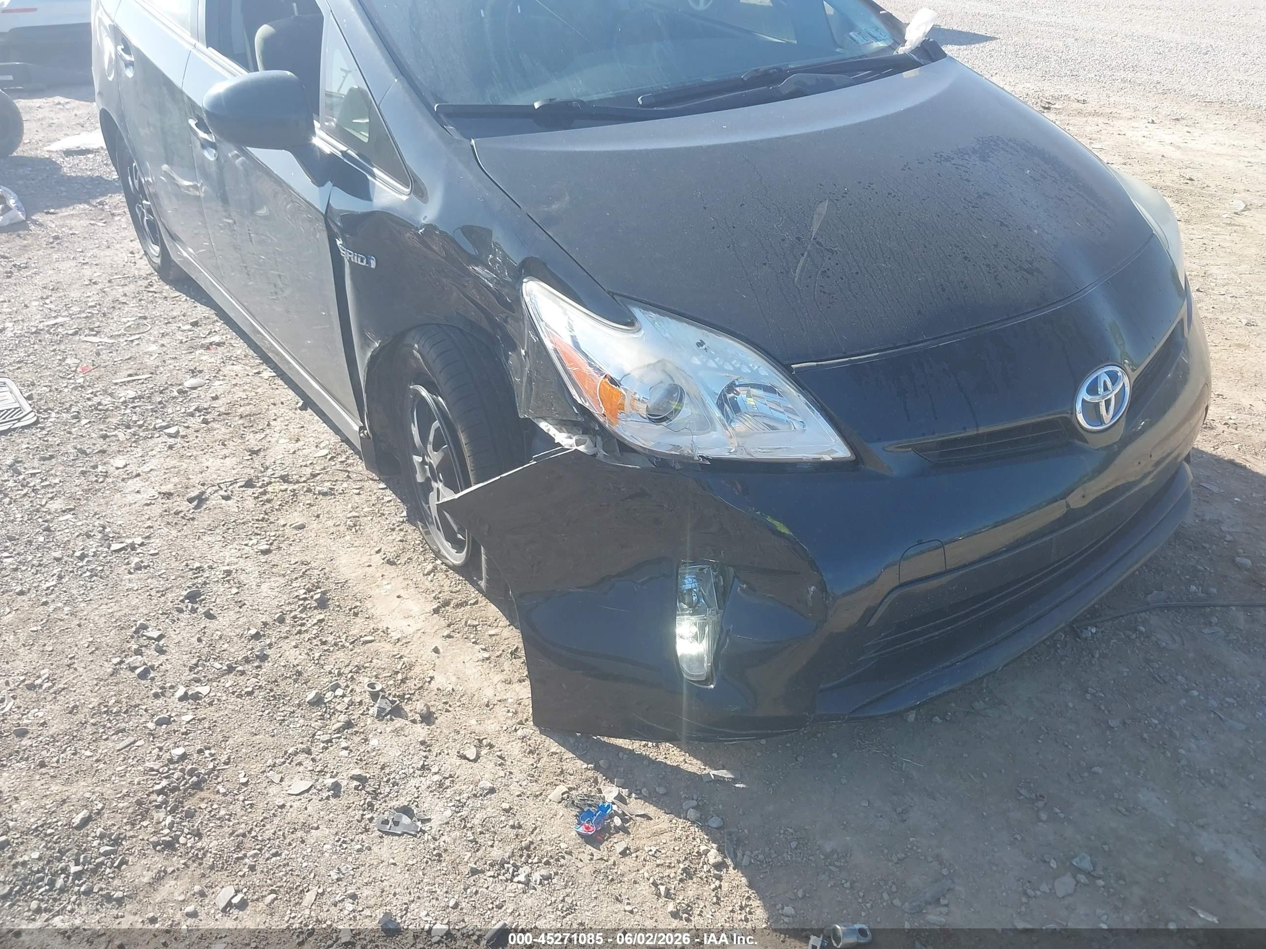 2015 Toyota Prius Two Black vin: JTDKN3DUXF1945405