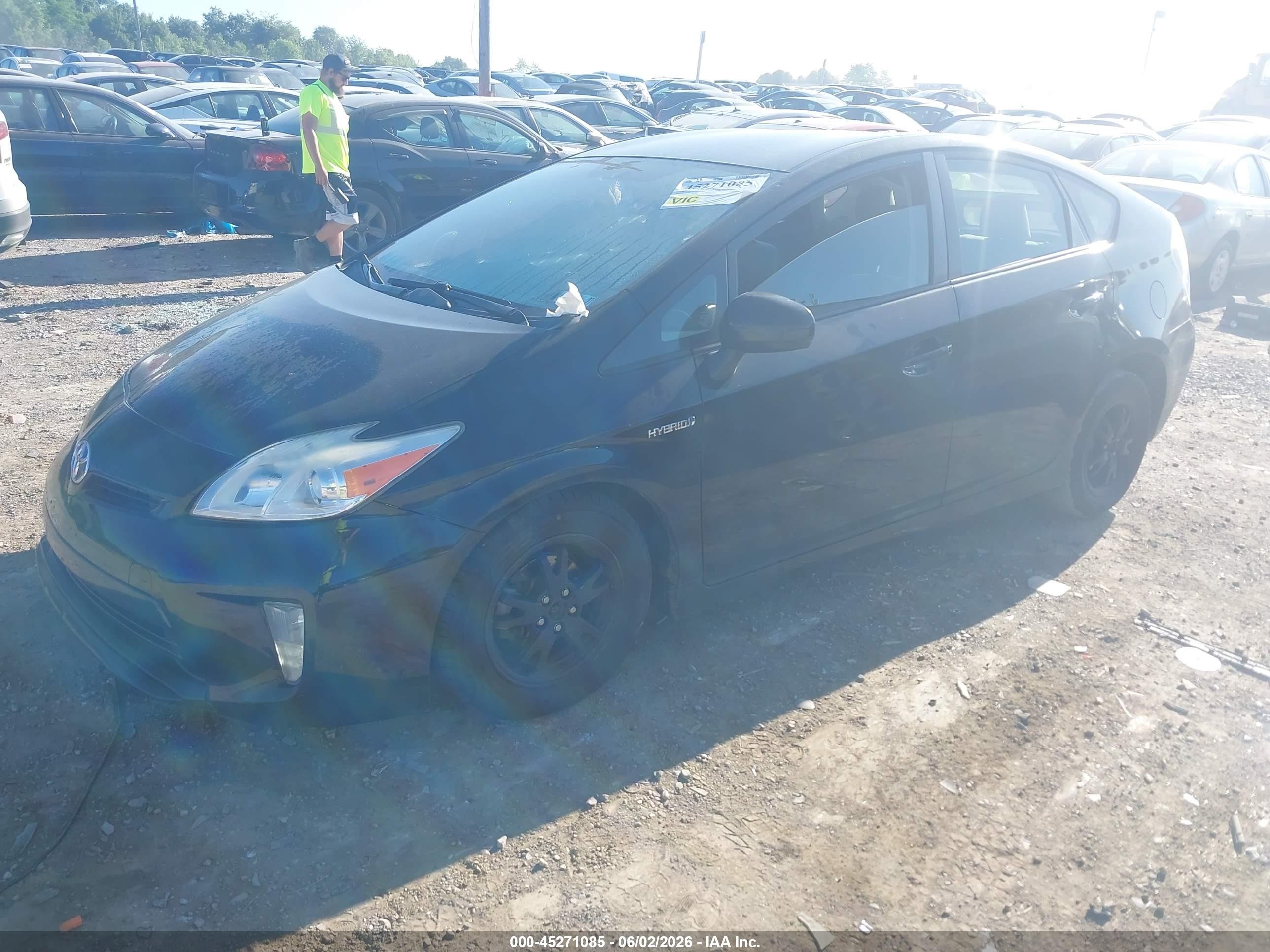 2015 Toyota Prius Two Black vin: JTDKN3DUXF1945405