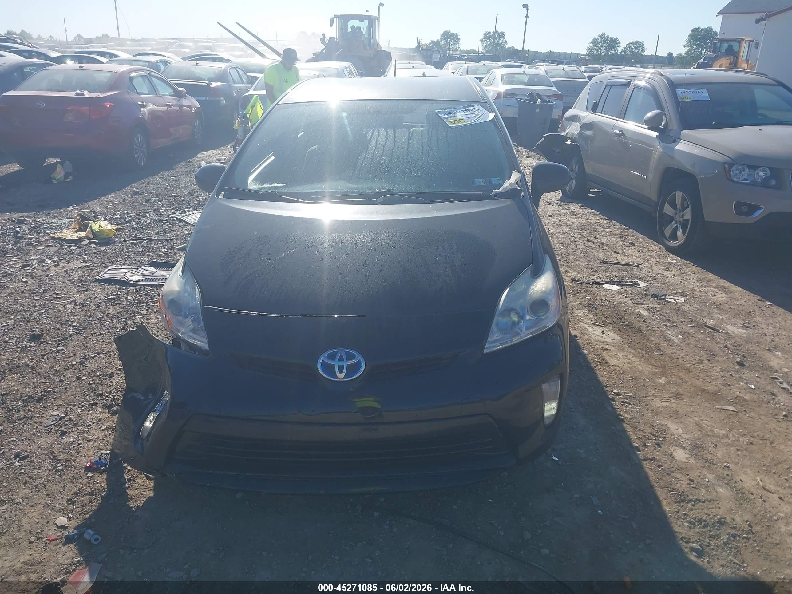 2015 Toyota Prius Two Black vin: JTDKN3DUXF1945405