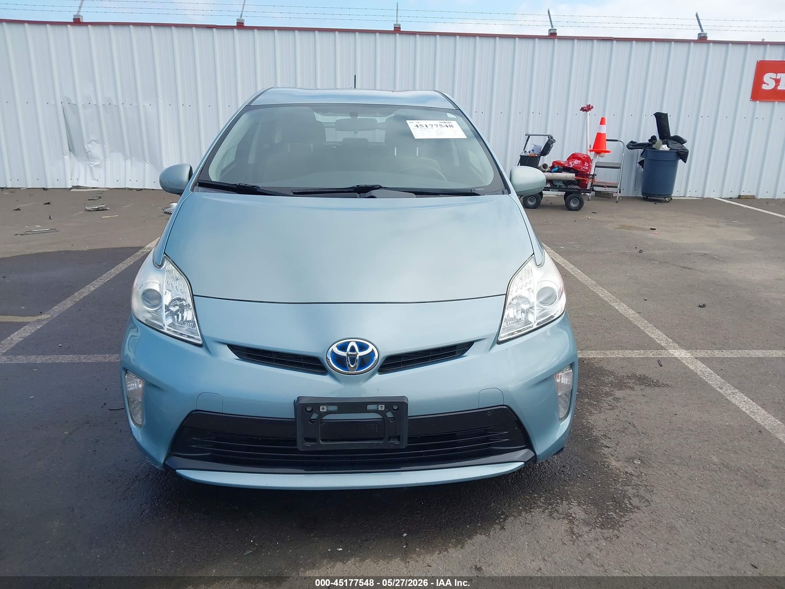 2015 Toyota Prius Two Turquoise vin: JTDKN3DUXF1957036