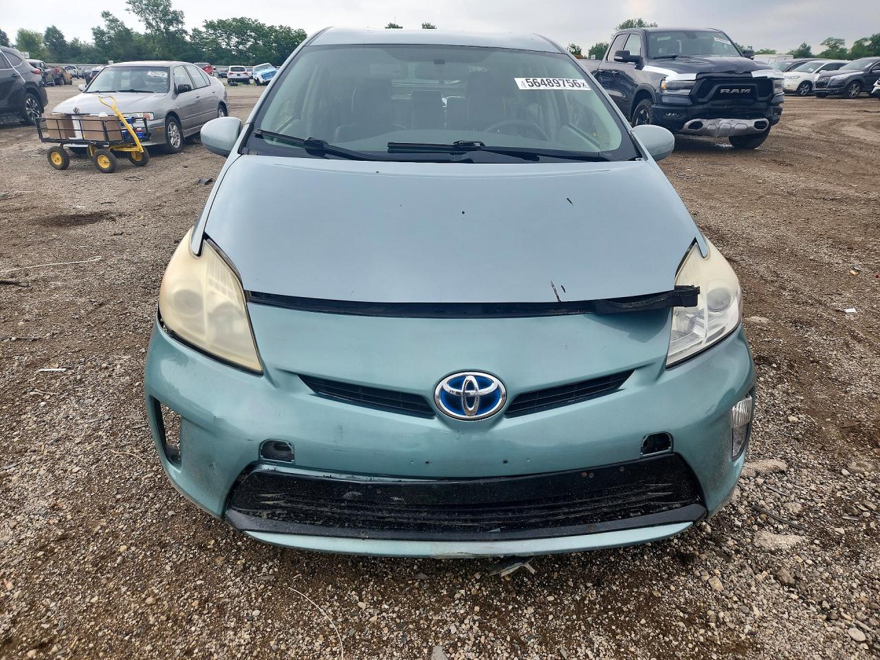 2015 Toyota Prius Two Turquoise vin: JTDKN3DUXF1969736