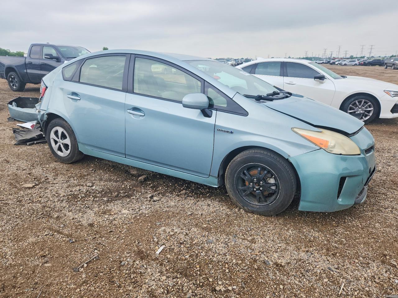 2015 Toyota Prius Two Turquoise vin: JTDKN3DUXF1969736