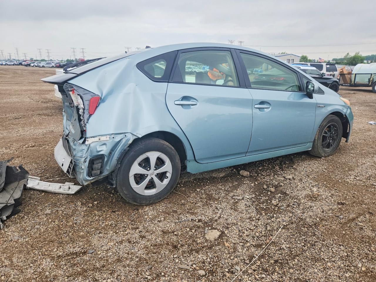 2015 Toyota Prius Two Turquoise vin: JTDKN3DUXF1969736