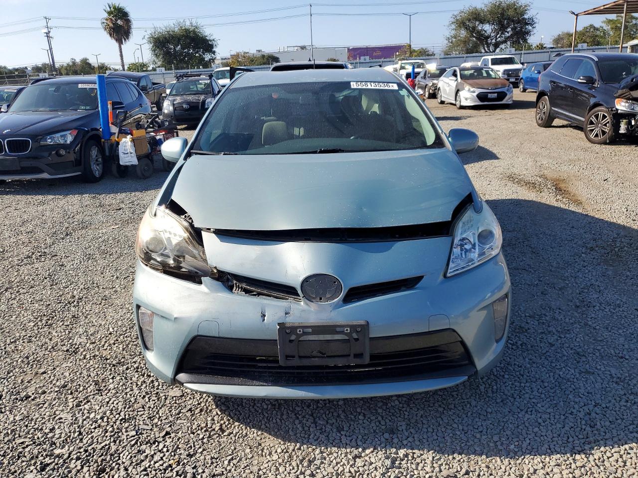 2015 Toyota Prius Two Turquoise vin: JTDKN3DUXF1977819