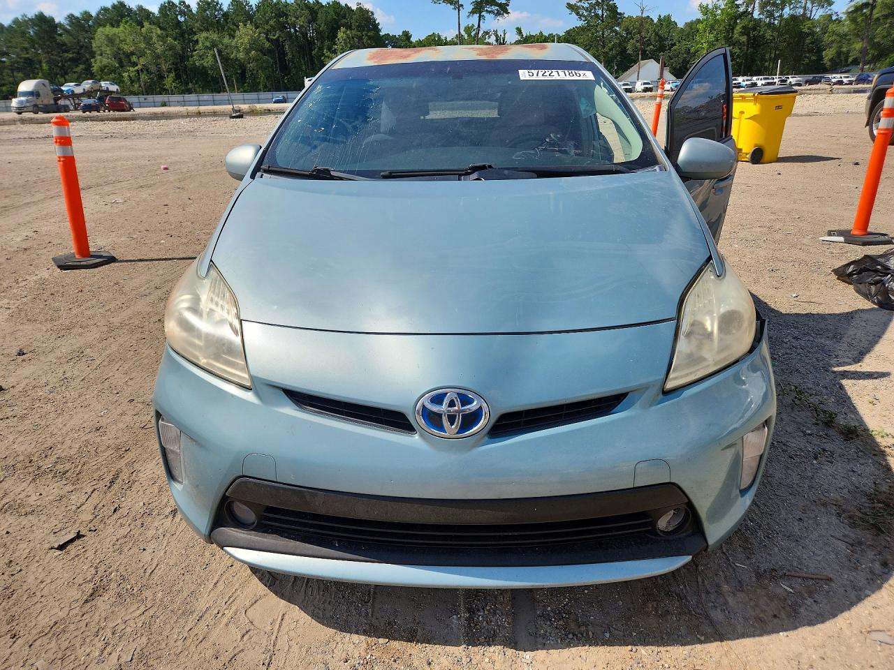 2015 Toyota Prius Two Turquoise vin: JTDKN3DUXF1983541