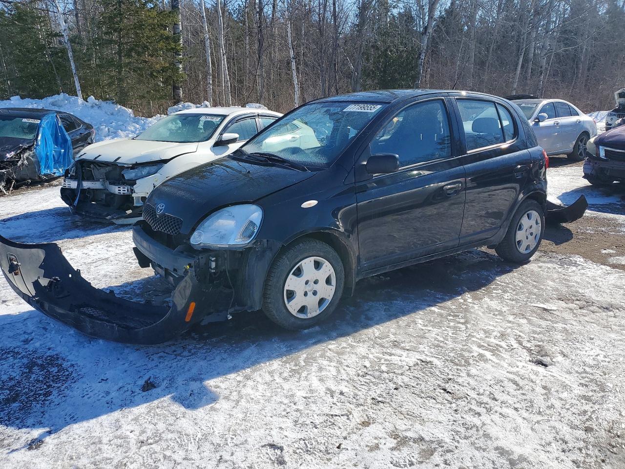 2005 Toyota Echo Black vin: JTDKT123150084768