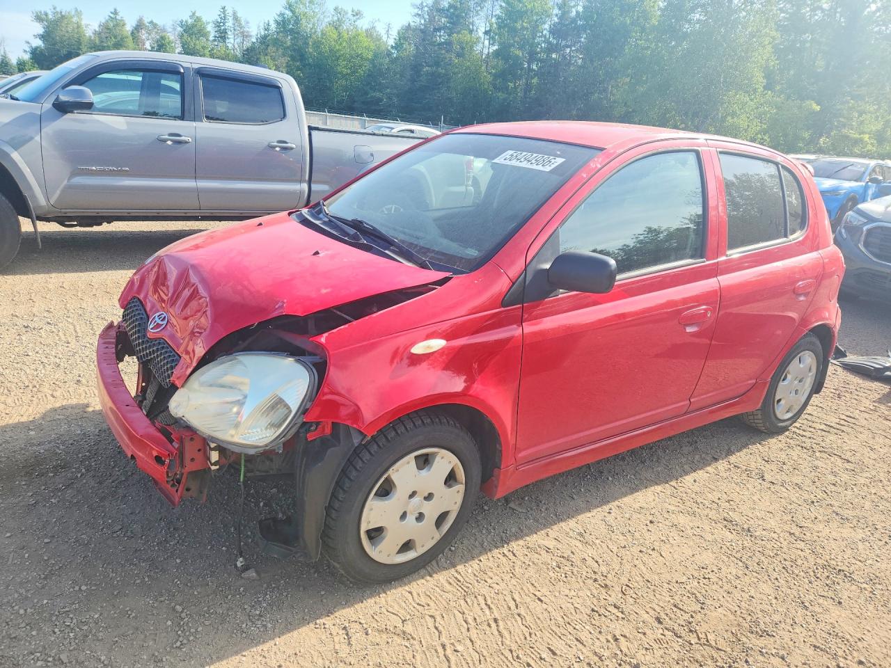 2005 Toyota Echo Red vin: JTDKT123450086451