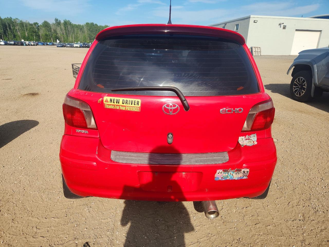 2005 Toyota Echo Red vin: JTDKT123450086451