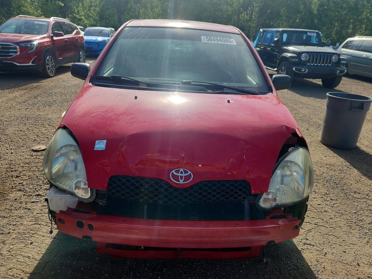 2005 Toyota Echo Red vin: JTDKT123450086451