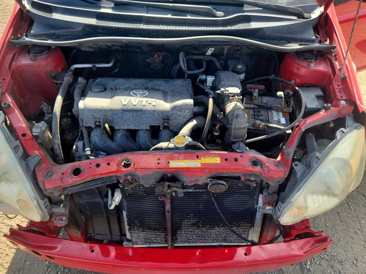 2005 Toyota Echo Red vin: JTDKT123450086451