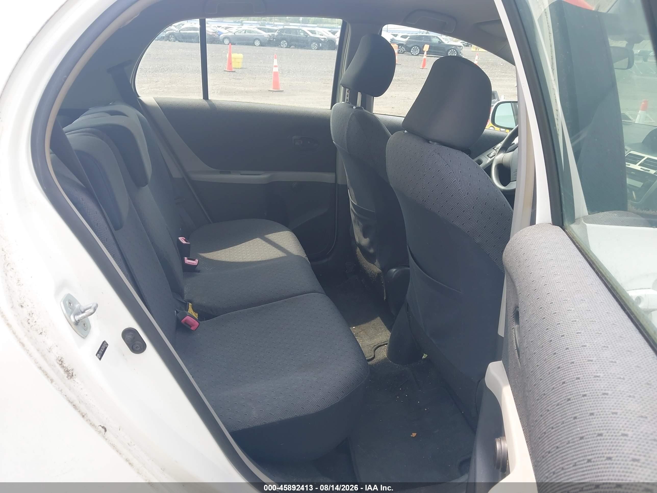 2010 Toyota Yaris   White vin: JTDKT4K33A5282900