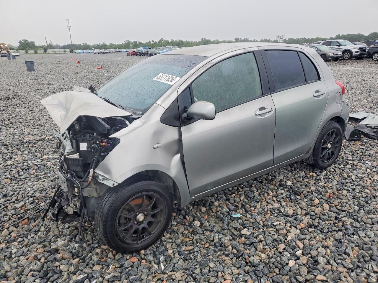 2010 Toyota Yaris Base Silver vin: JTDKT4K35A5321776