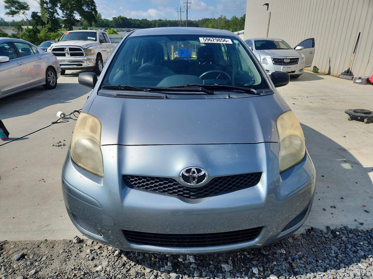2010 Toyota Yaris Base Gray vin: JTDKT4K37A5289025