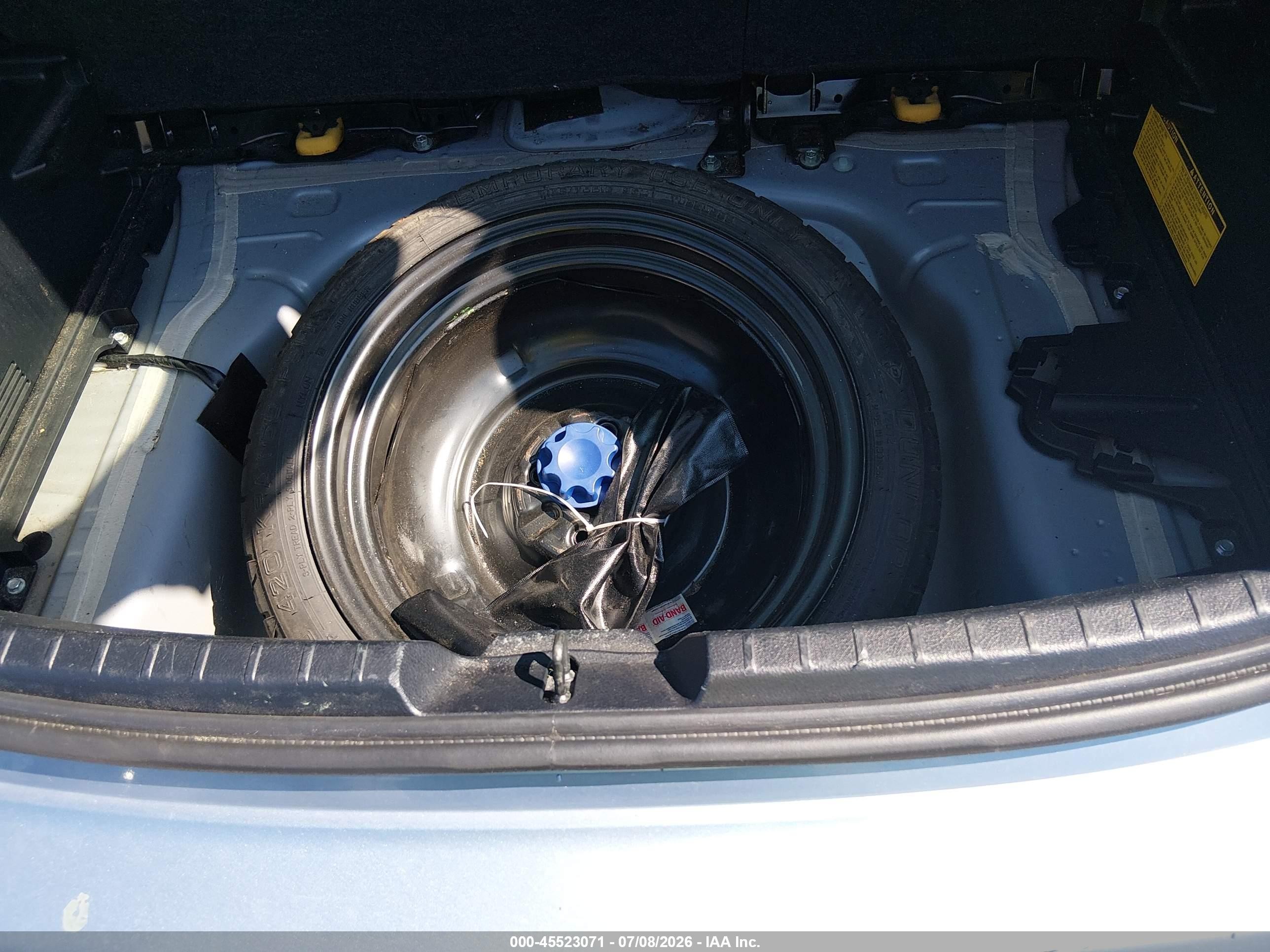 2012 Toyota Yaris Le Light Blue vin: JTDKTUD30CD500846
