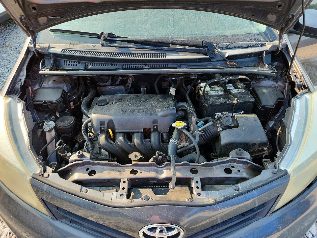 2012 Toyota Yaris 5-door Le Серый vin: JTDKTUD30CD524211