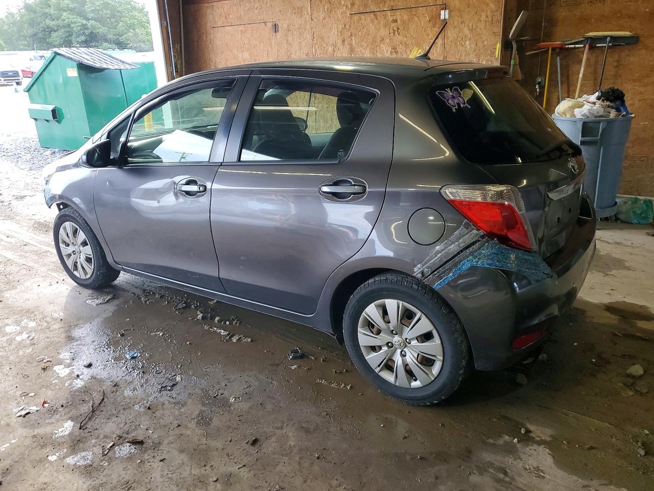 2012 Toyota Yaris 5-door L Gray vin: JTDKTUD30CD526119