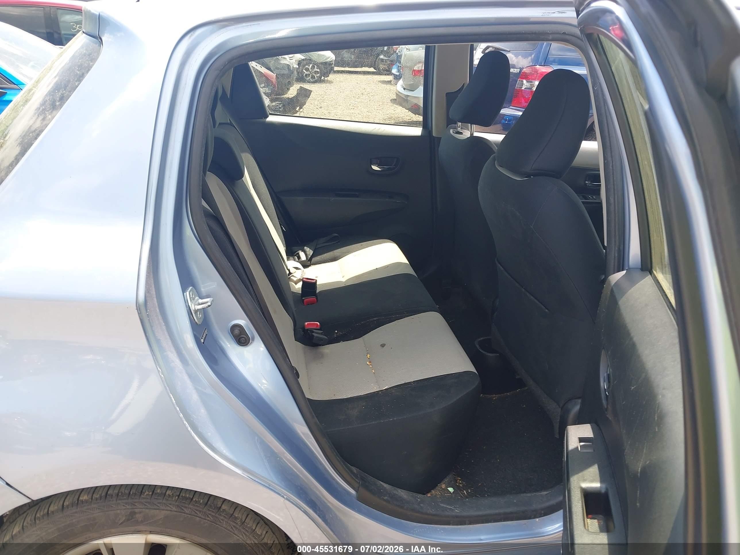 2012 Toyota Yaris Le Blue vin: JTDKTUD30CD539162