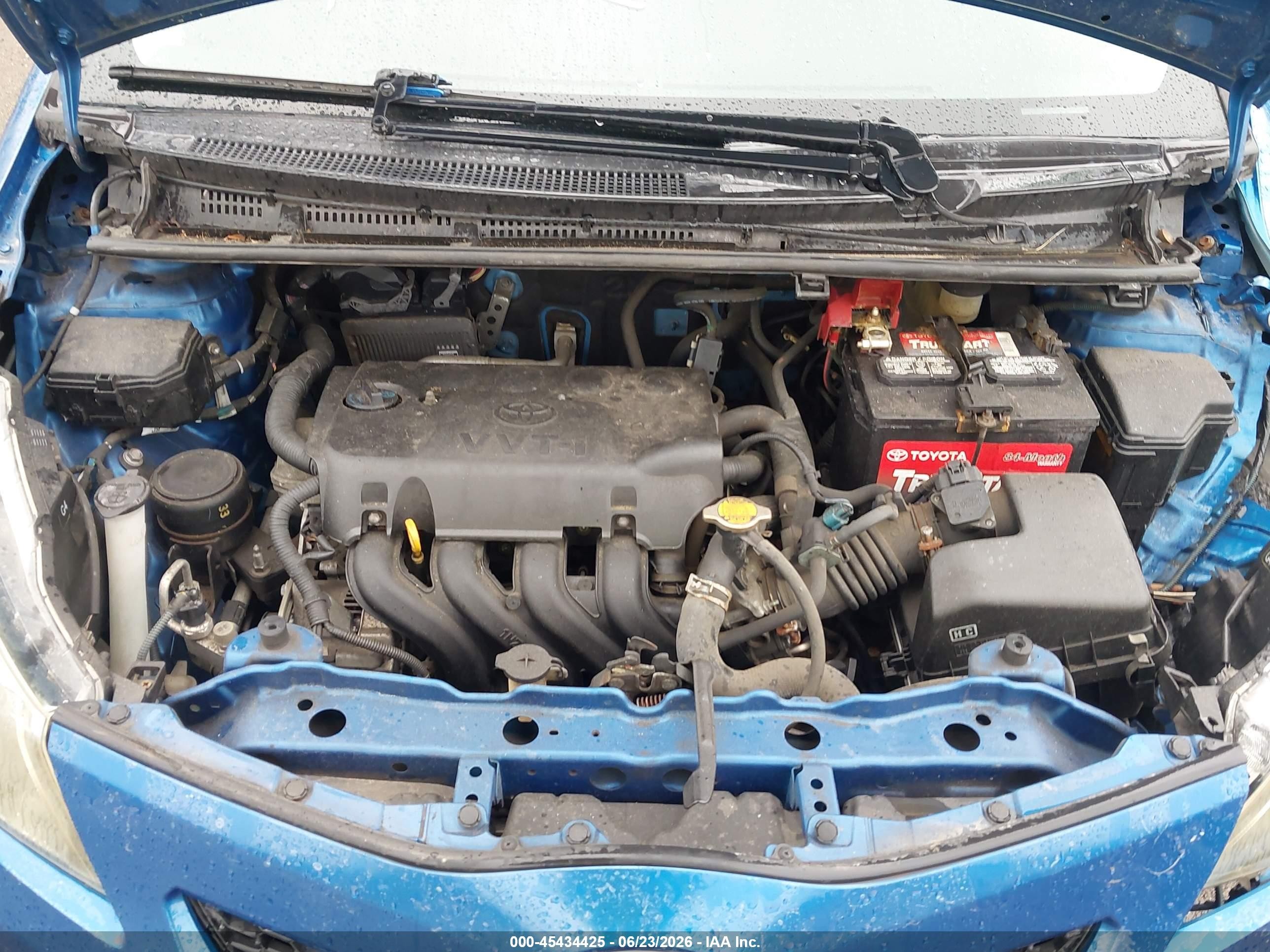 2013 Toyota Yaris   Blue vin: JTDKTUD30DD571479