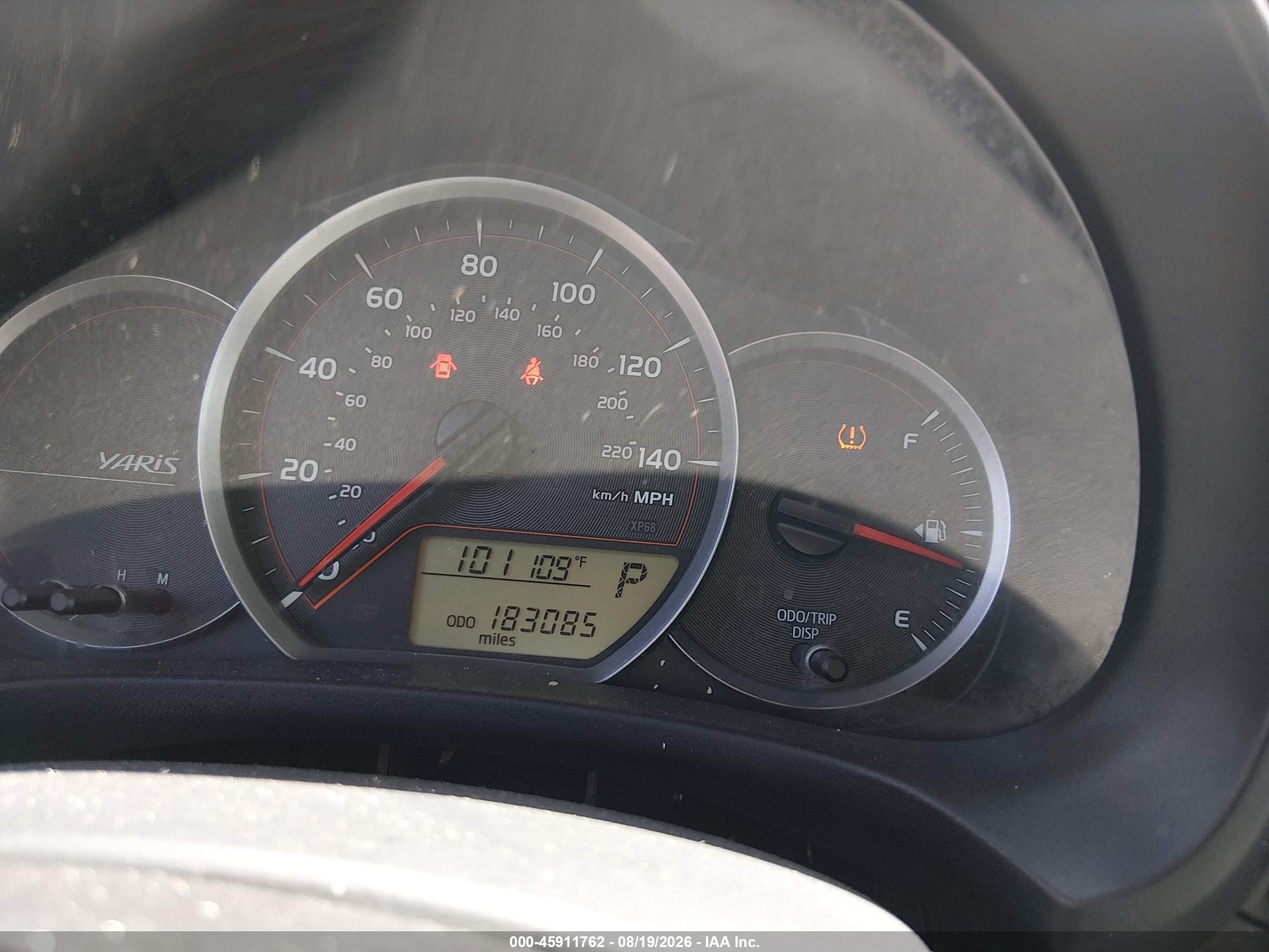 2013 Toyota Yaris Le Blue vin: JTDKTUD31DD553363