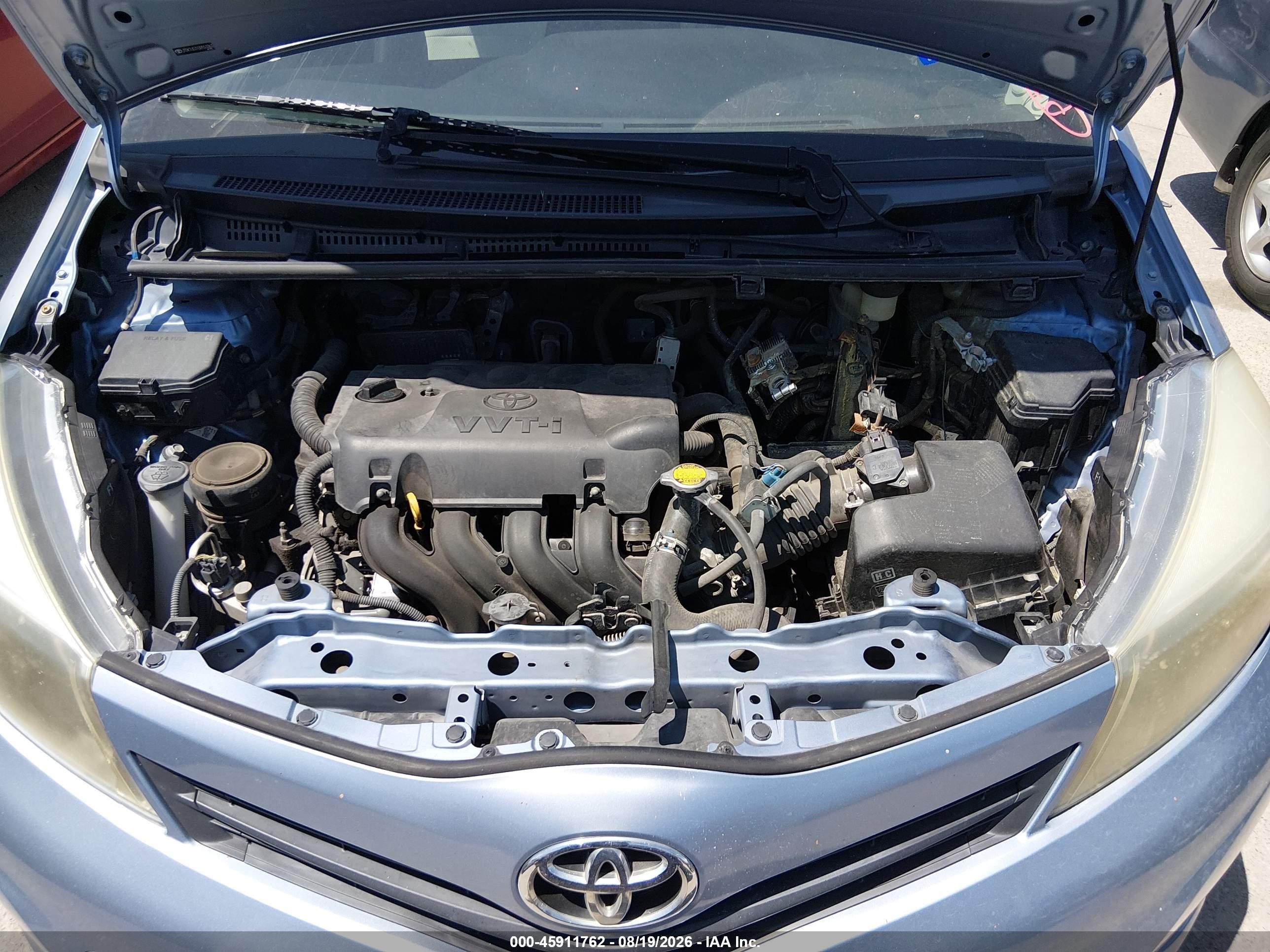 2013 Toyota Yaris Le Blue vin: JTDKTUD31DD553363