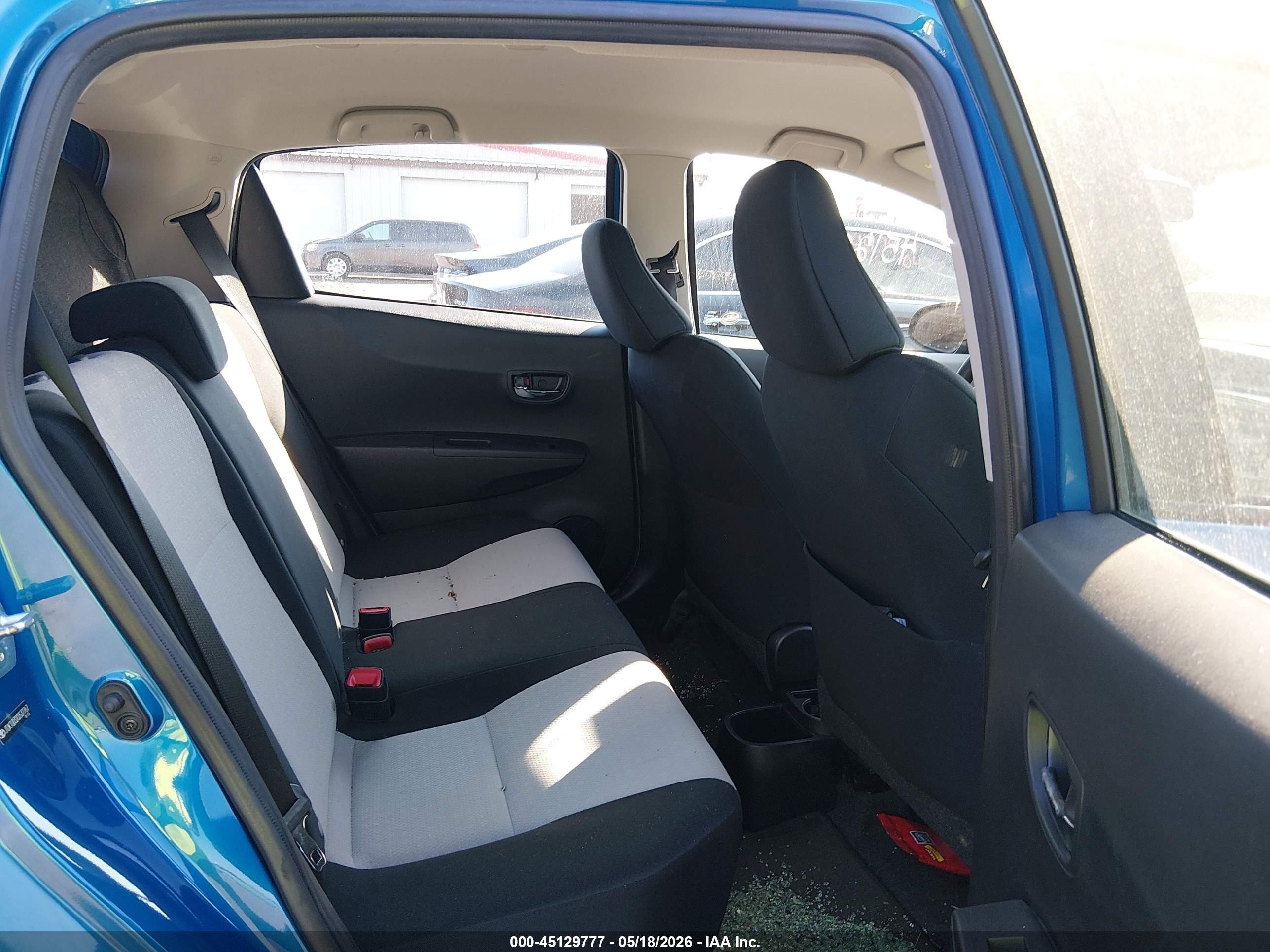 2012 Toyota Yaris Le Синий vin: JTDKTUD32CD537767